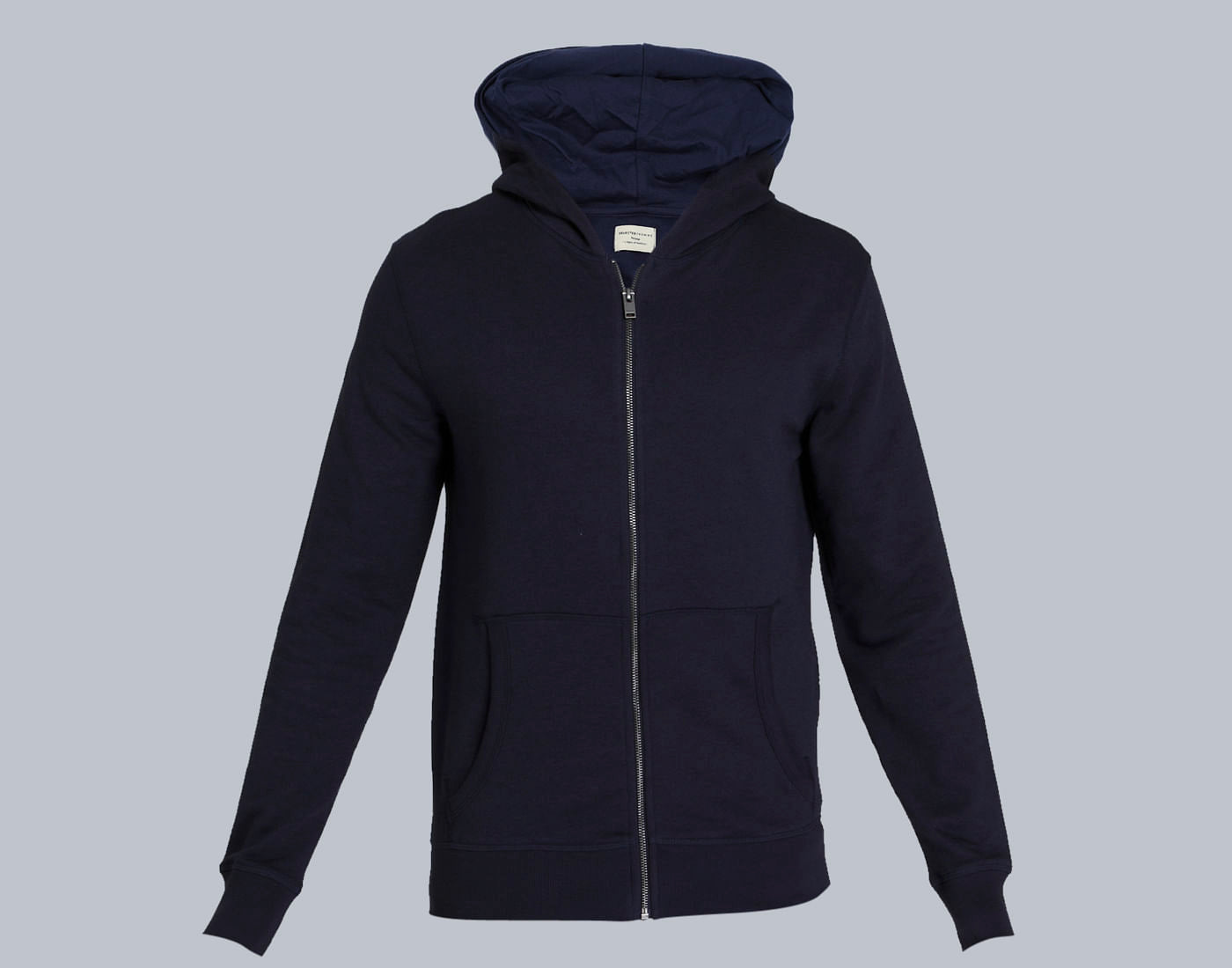 Blue Hooded Sweatshirt