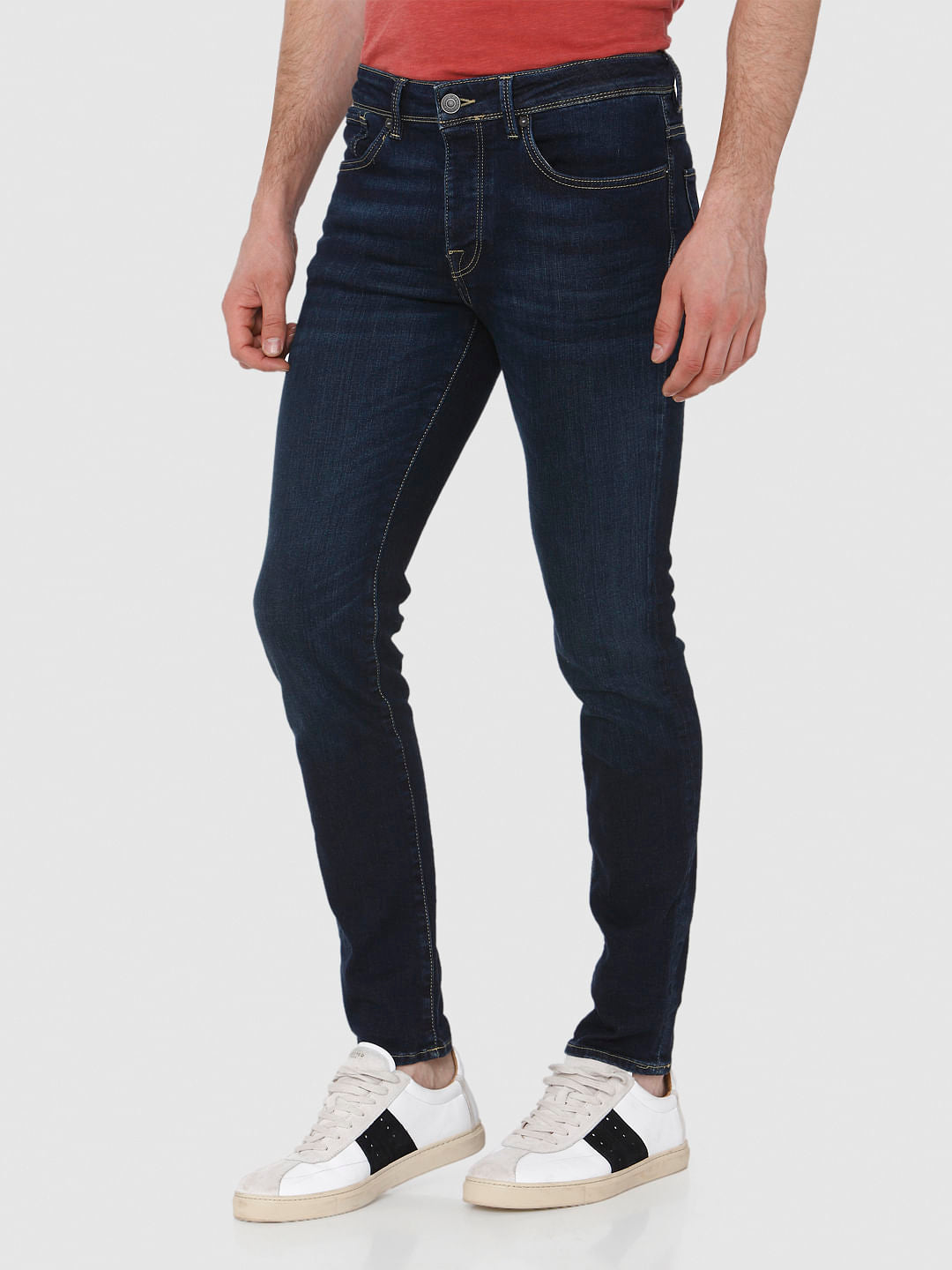 Dark Blue Pete Skinny Fit Jeans
