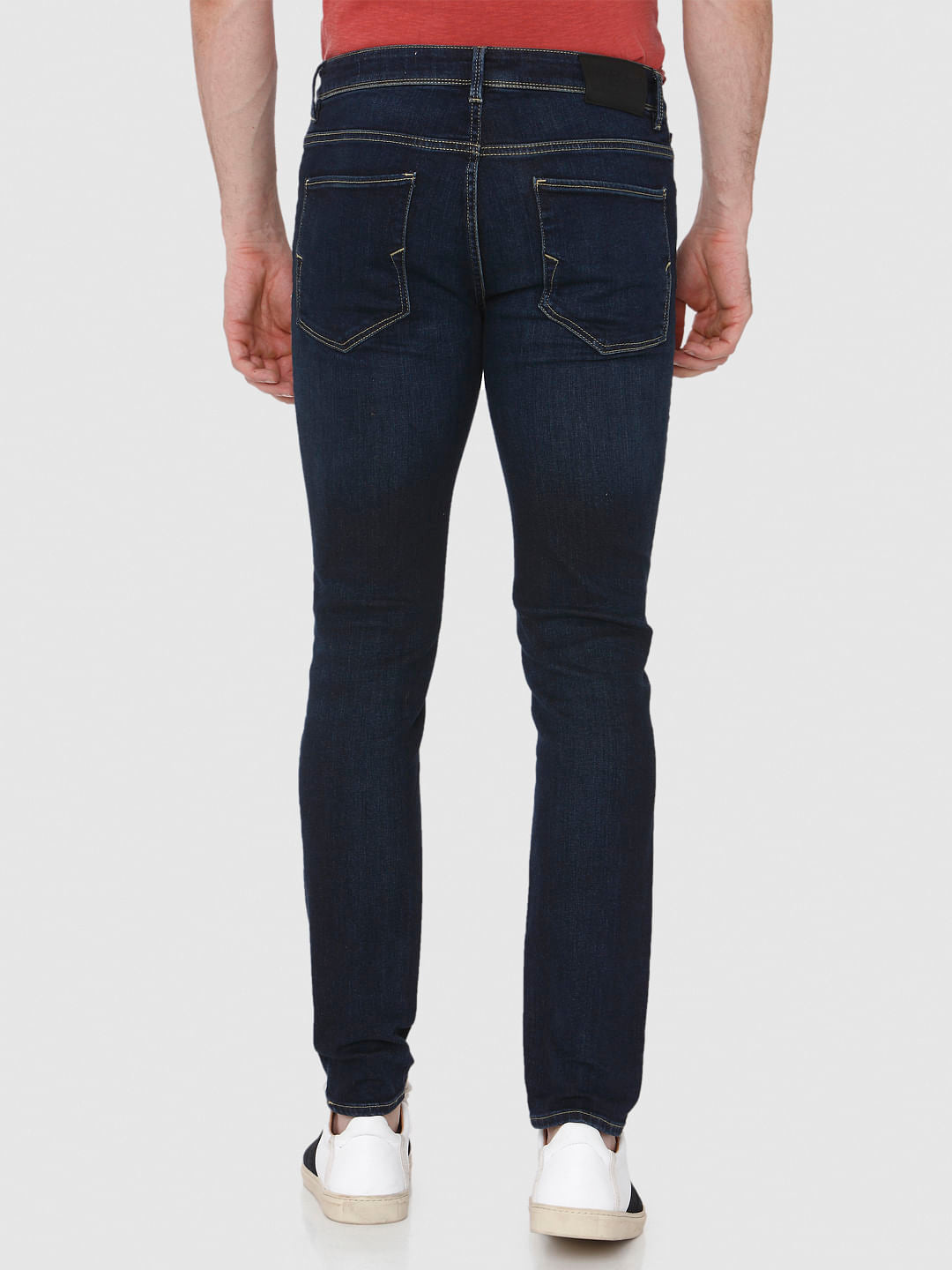 Dark Blue Pete Skinny Fit Jeans