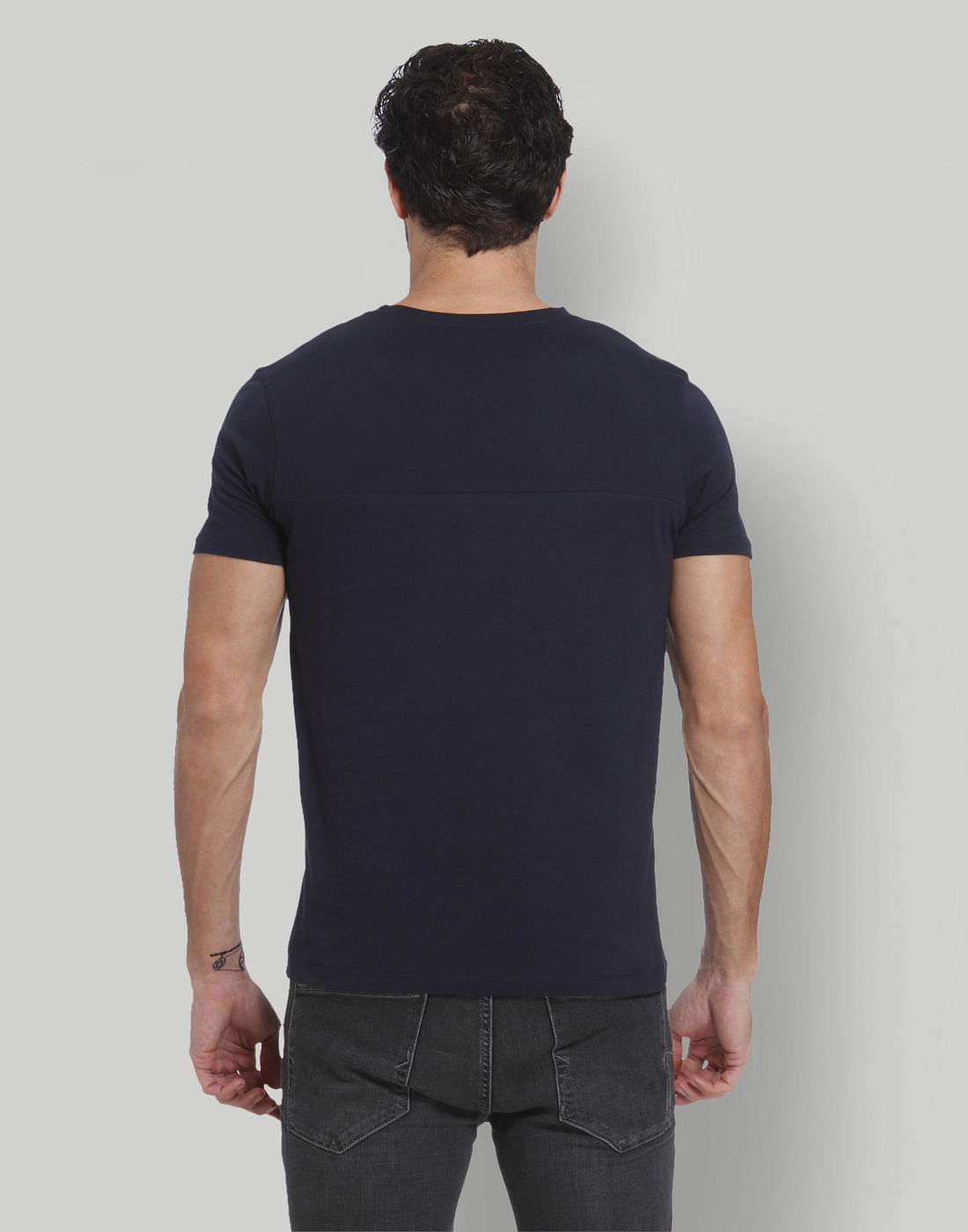 Blue Crew Neck T-Shirt