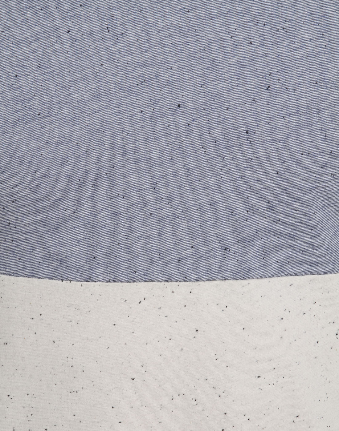 Blue Colourblocked Crew Neck T-Shirt