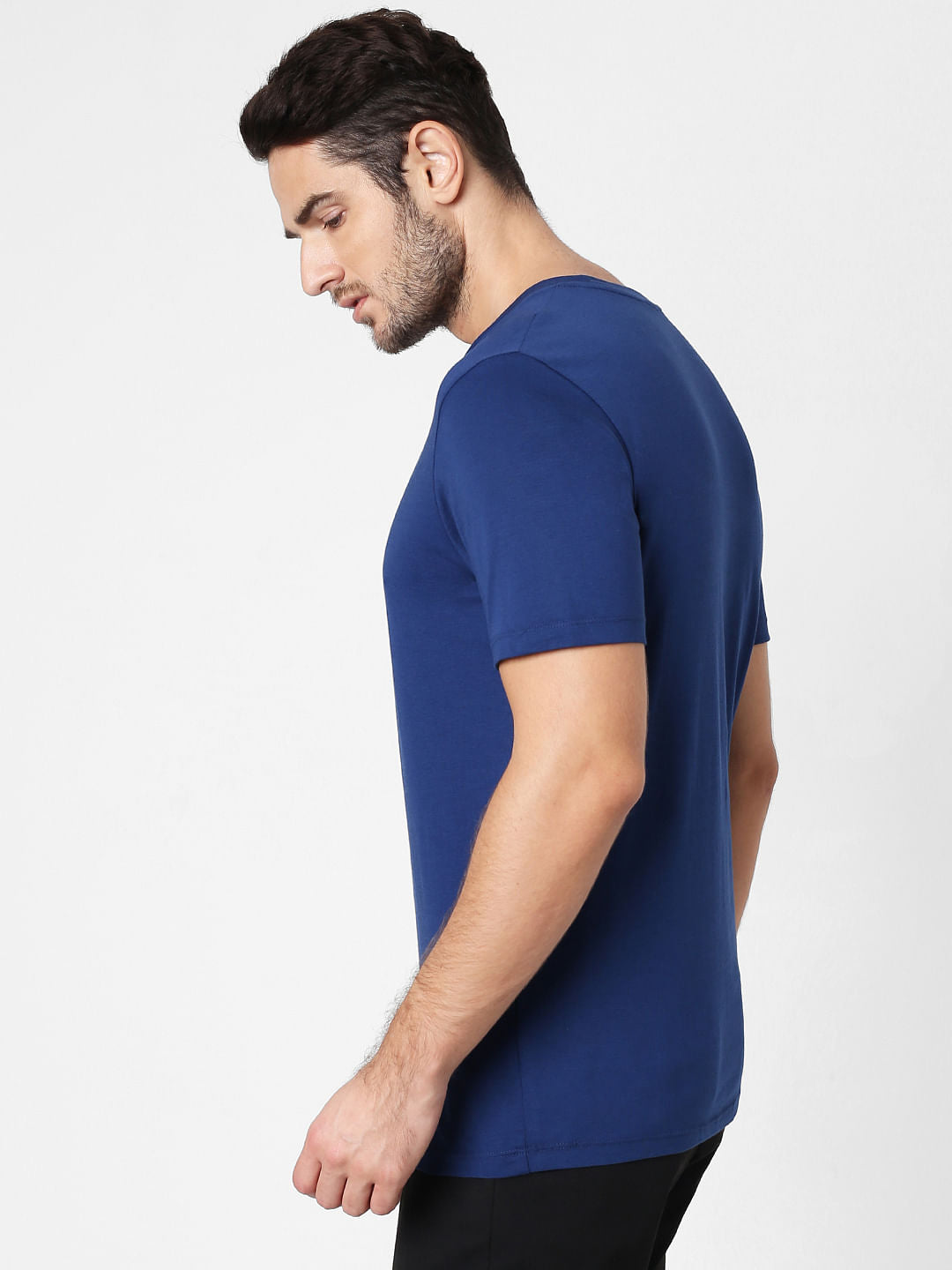 Blue Crew Neck T-Shirt