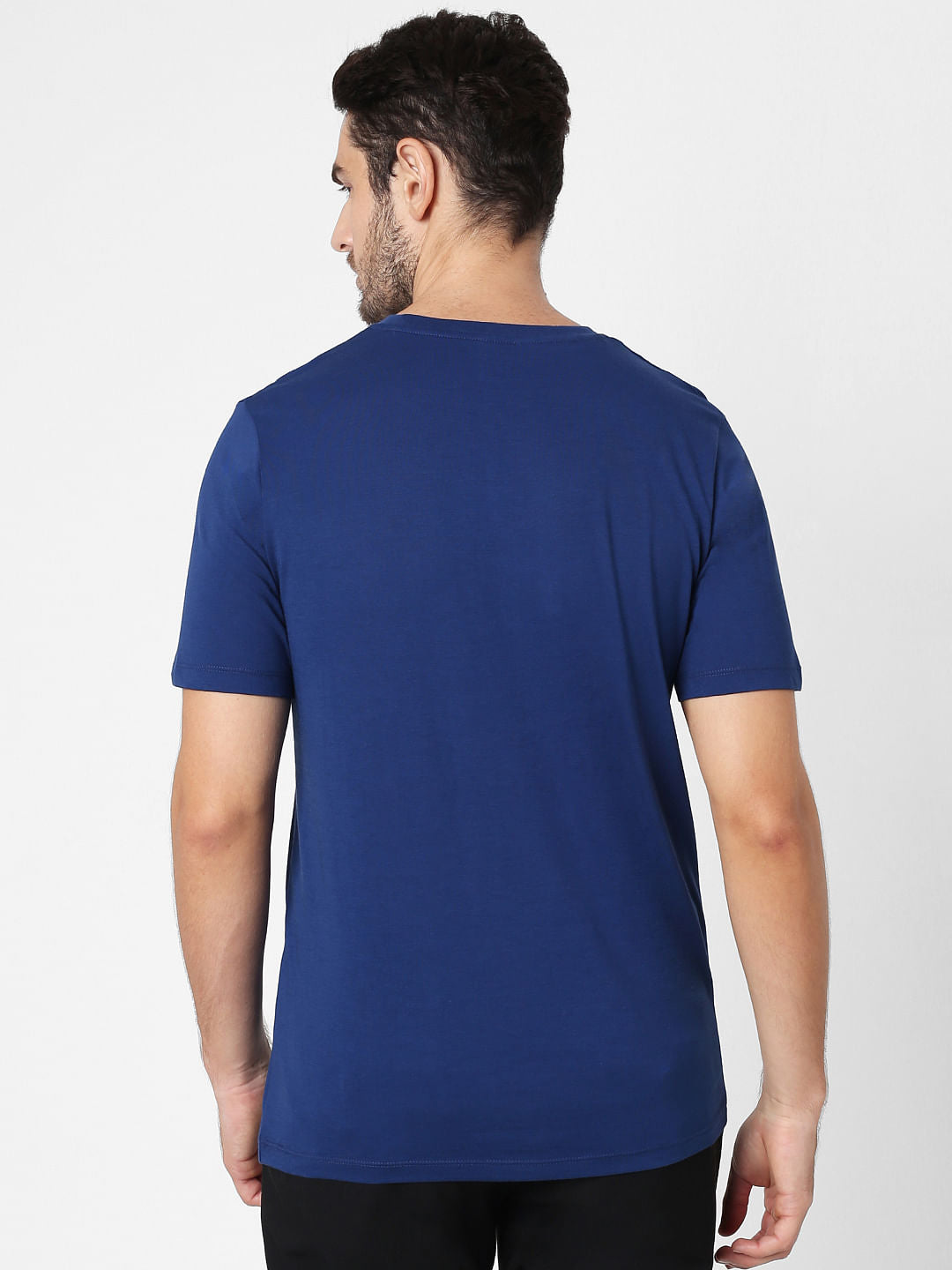 Blue Crew Neck T-Shirt