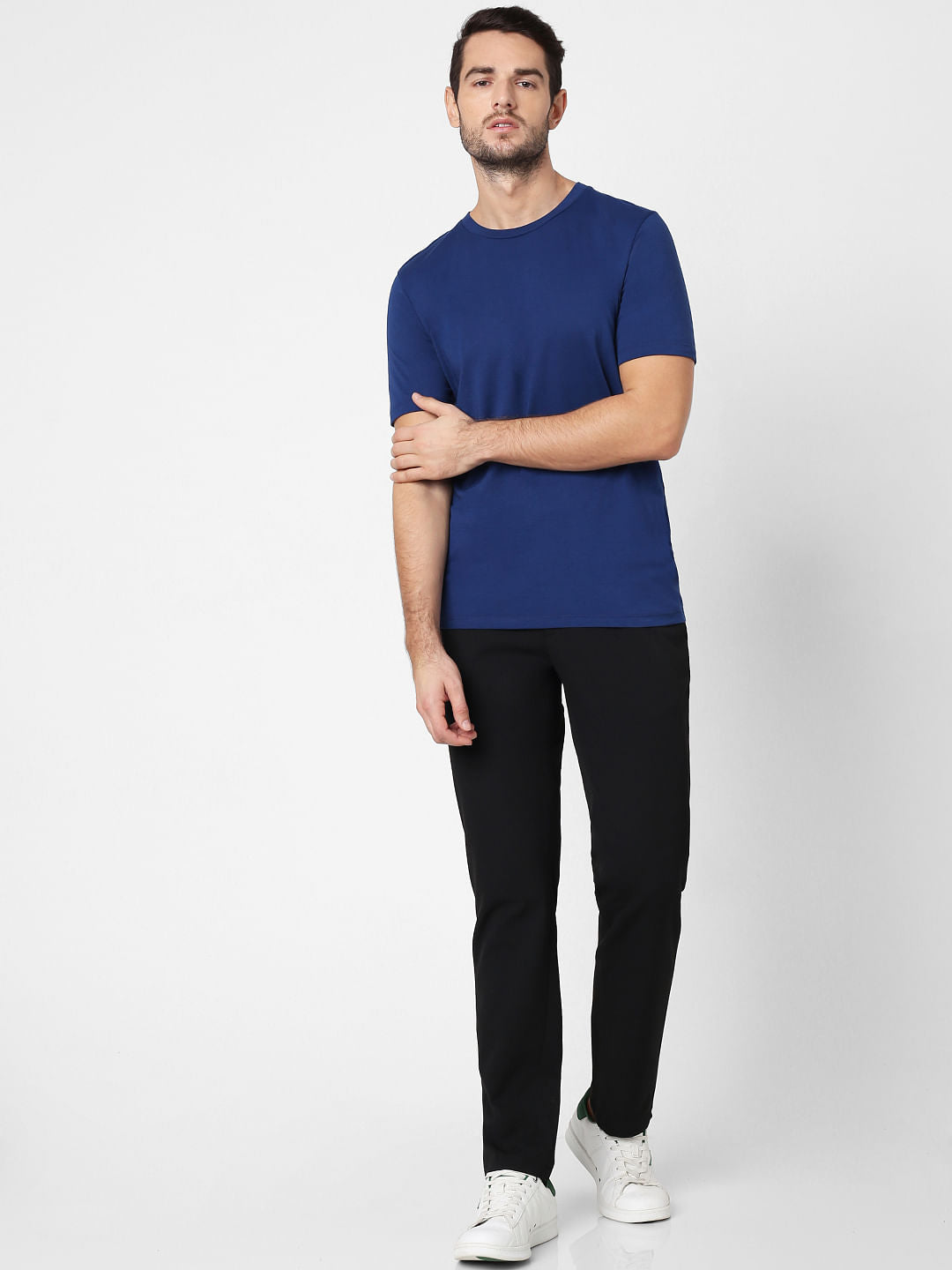 Blue Crew Neck T-Shirt
