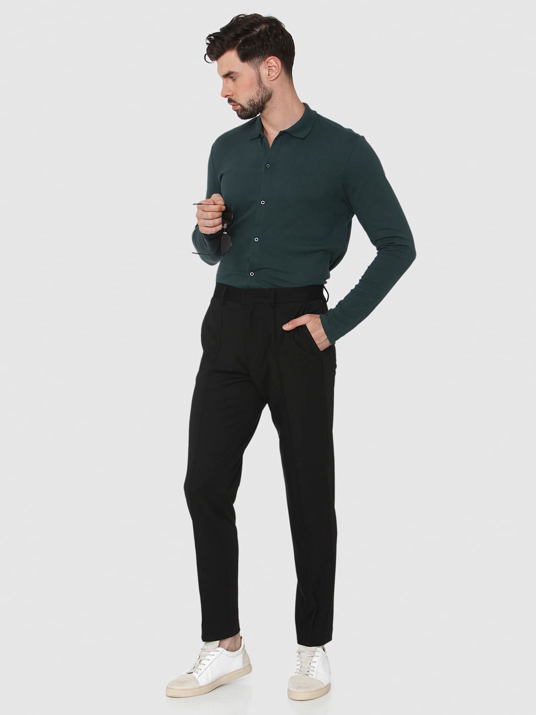 Dark Green Full Sleeves Shirt