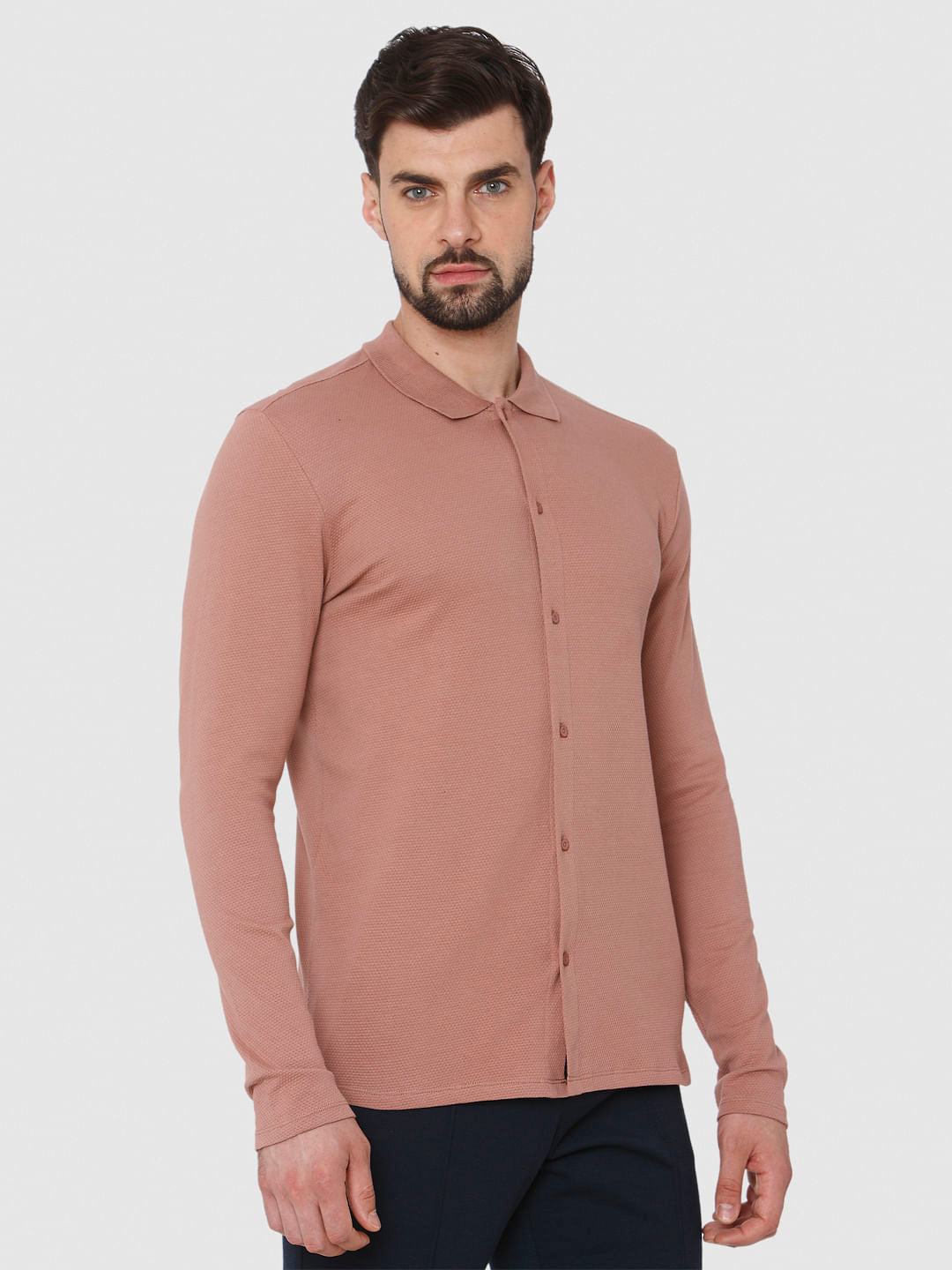 Brown Full Sleeves Shirt