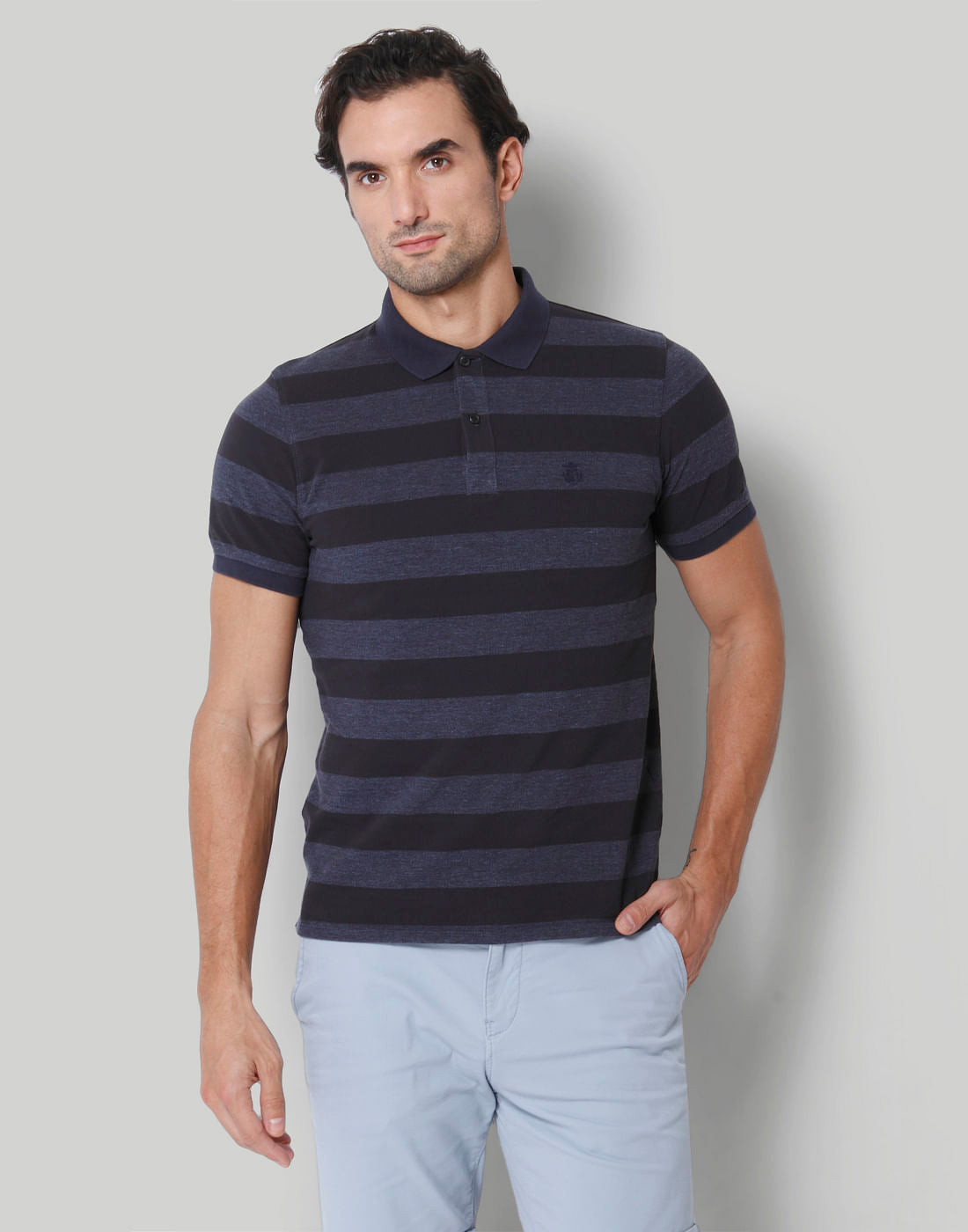 Black Polo Neck T-Shirt