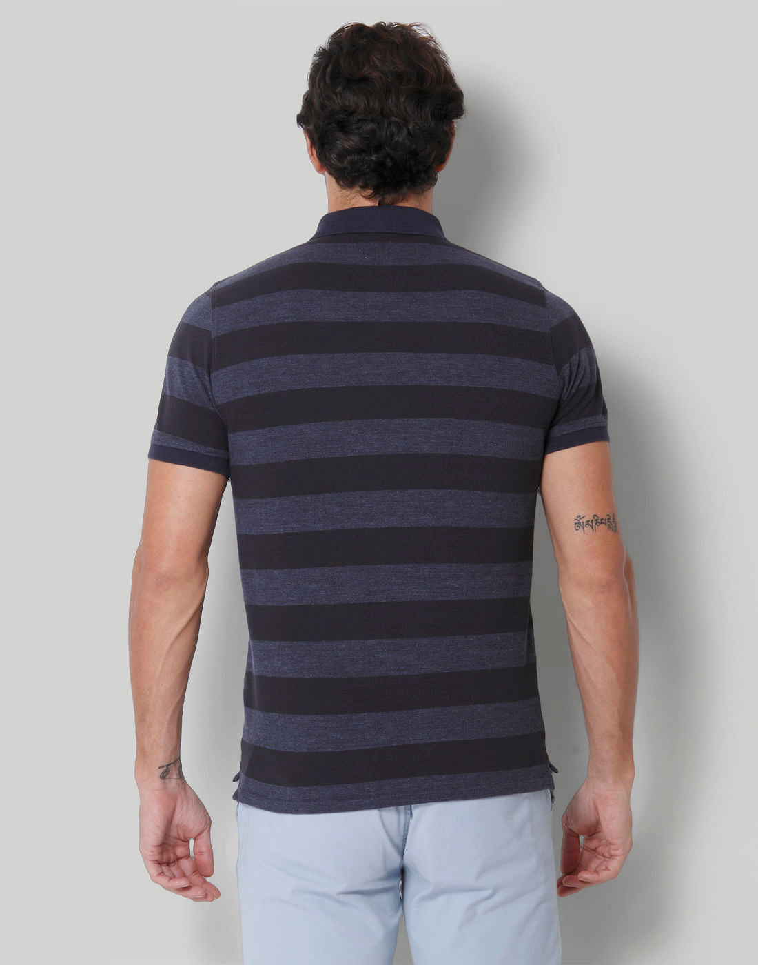 Black Polo Neck T-Shirt