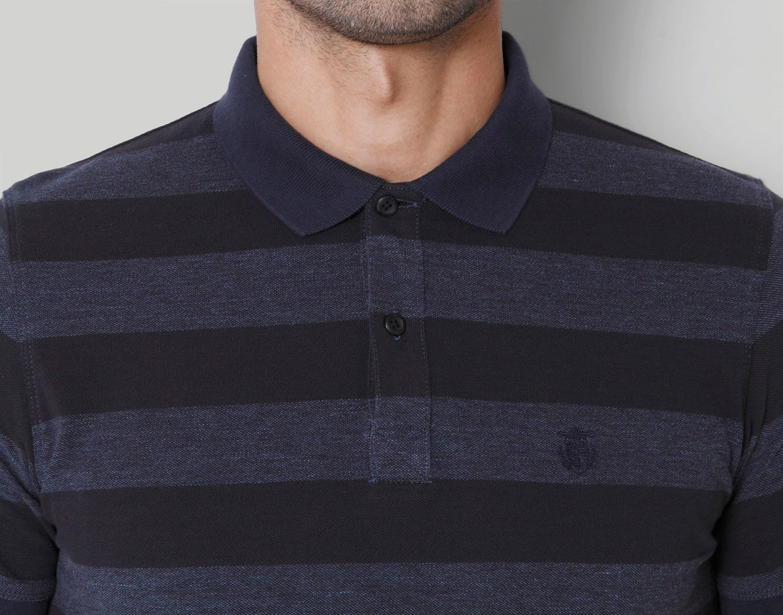 Black Polo Neck T-Shirt
