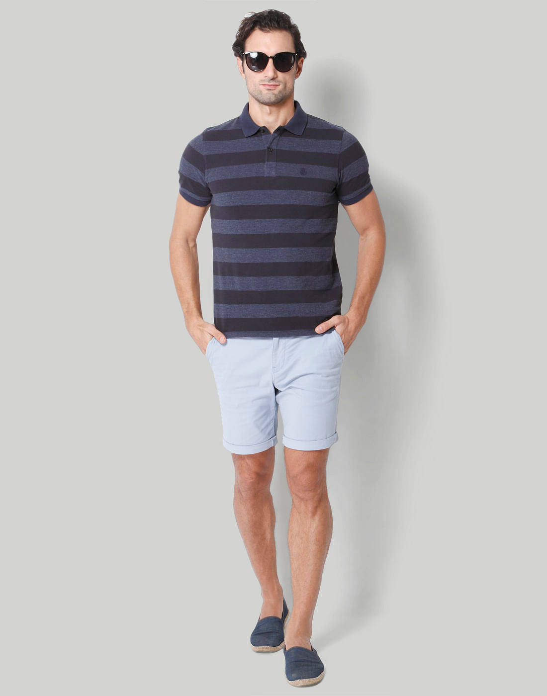 Black Polo Neck T-Shirt