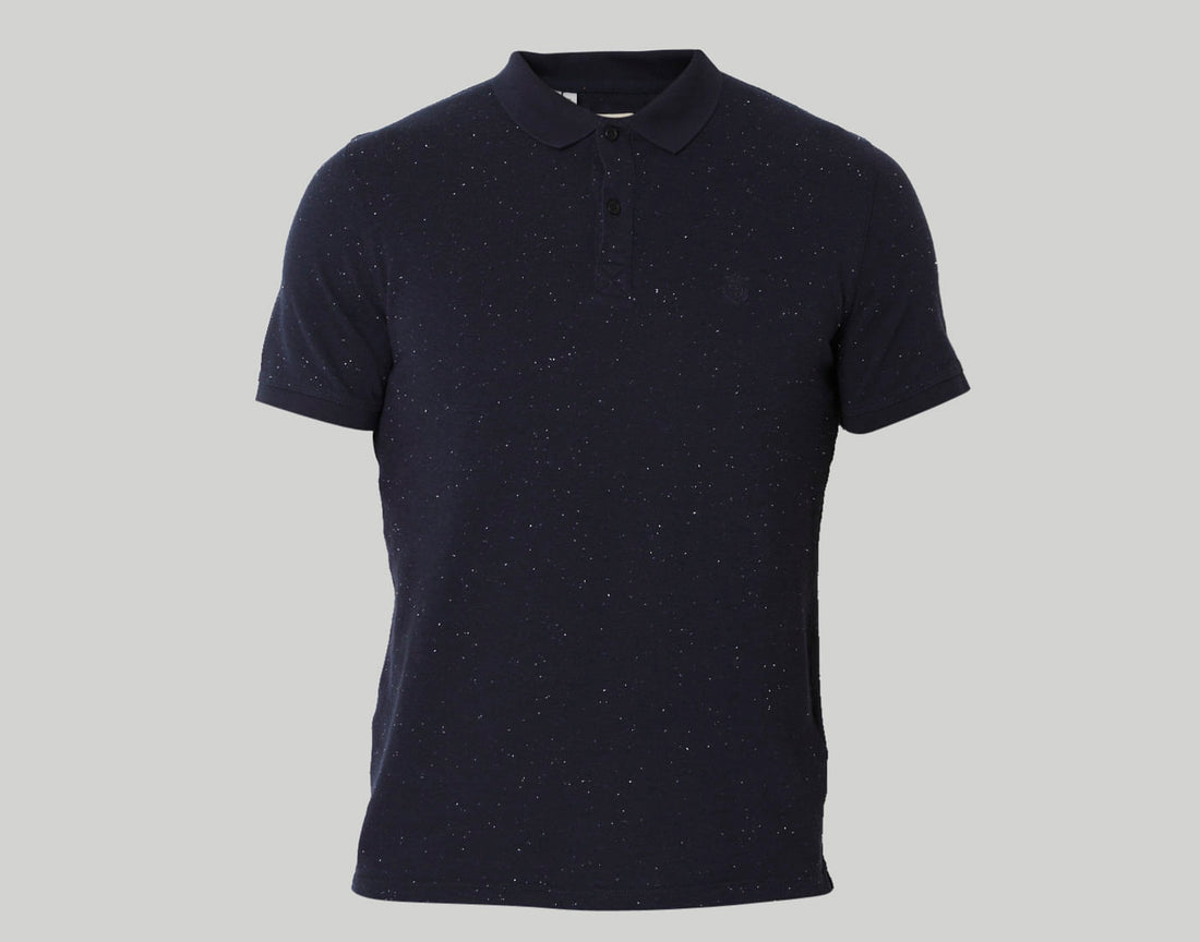Blue Polo Neck T-Shirt