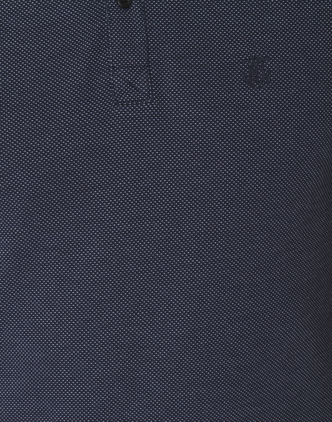 Blue Polo Neck T-Shirt