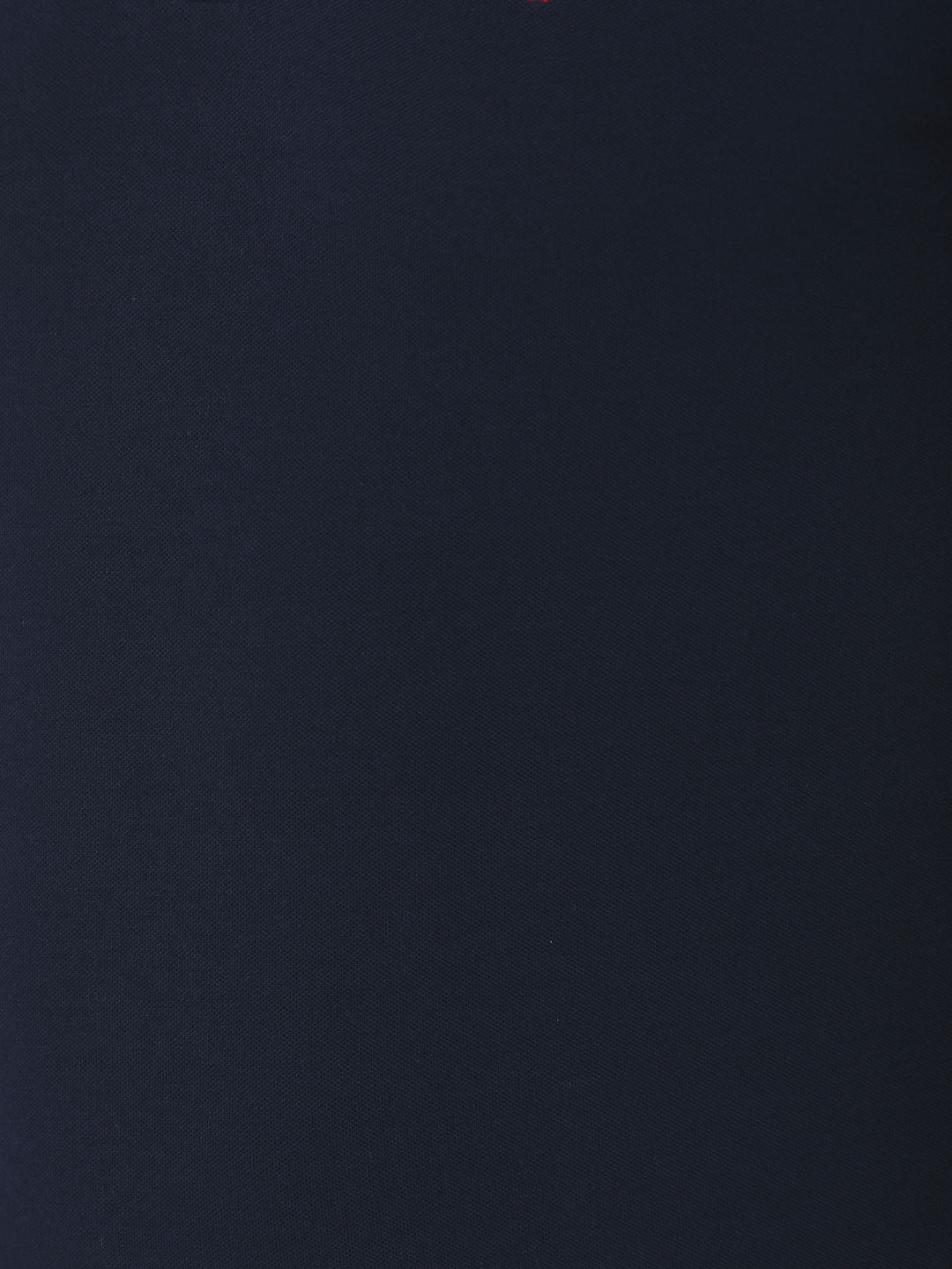 Navy Blue Contrast Tipping Polo T-Shirt