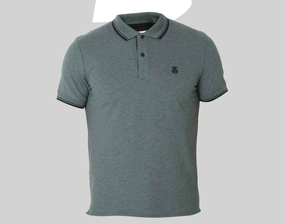 Green Polo Neck T-Shirt