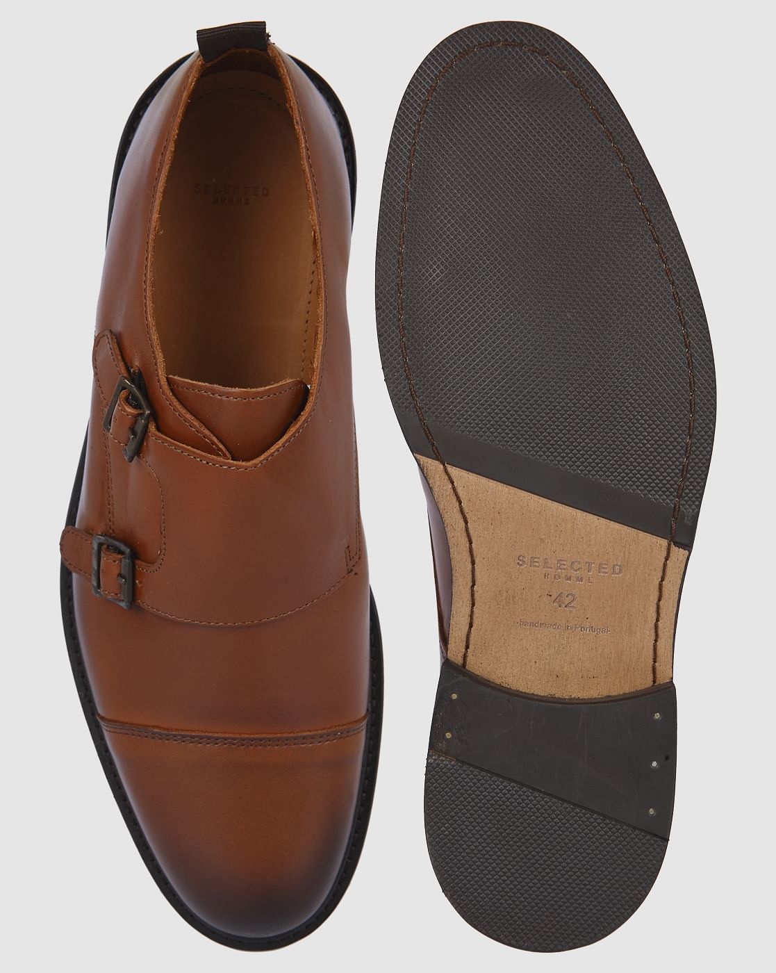 Brown Leather Formal Shoes