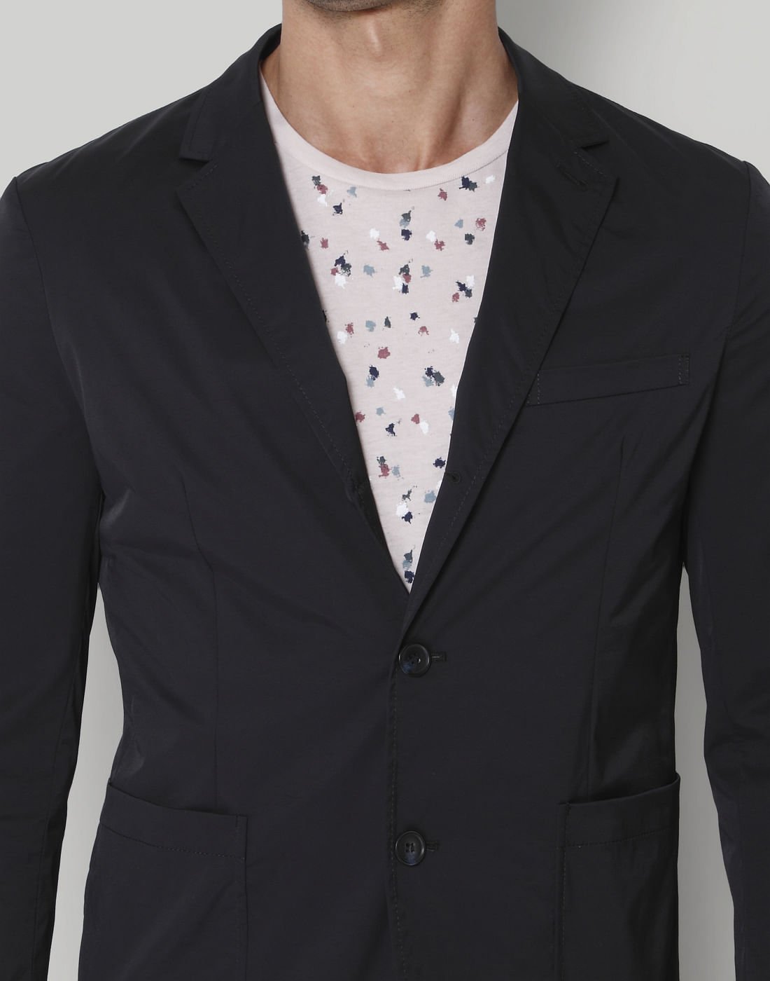 Black Regular Fit Blazer