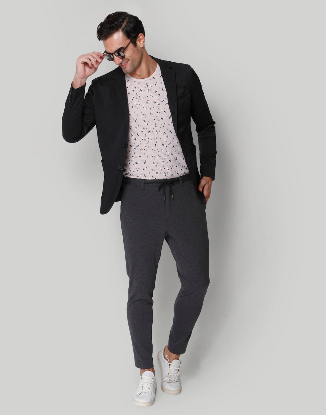 Black Regular Fit Blazer