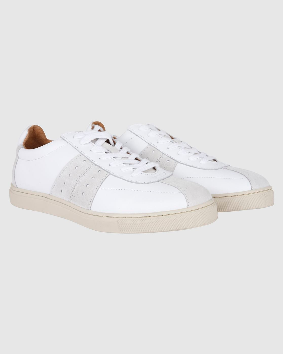 White Leather Sneakers