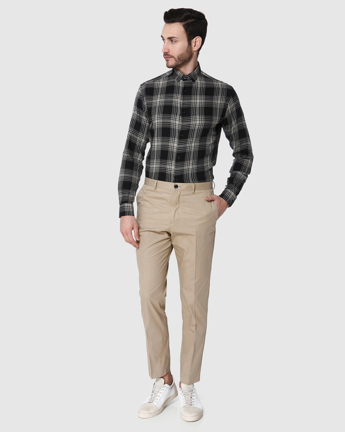 Brown Formal Trousers