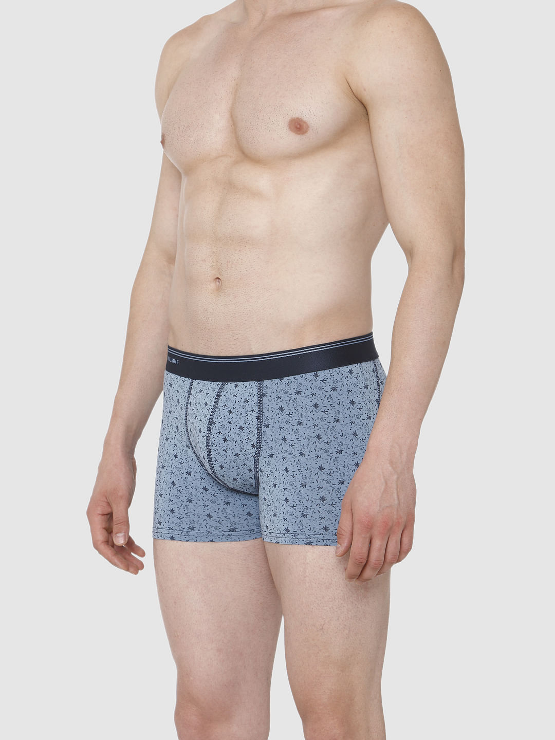 Light Blue All Over Print Trunks