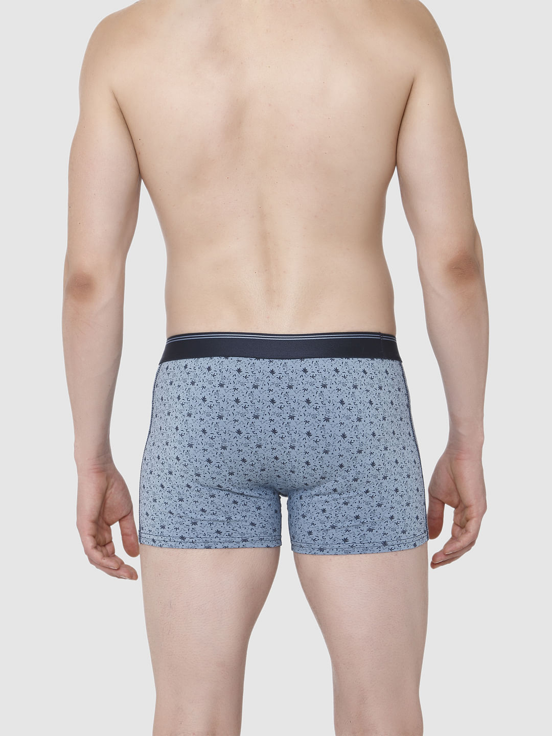 Light Blue All Over Print Trunks