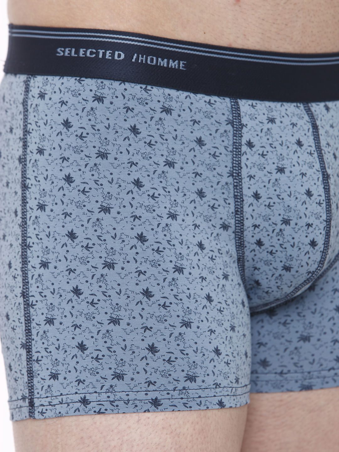 Light Blue All Over Print Trunks
