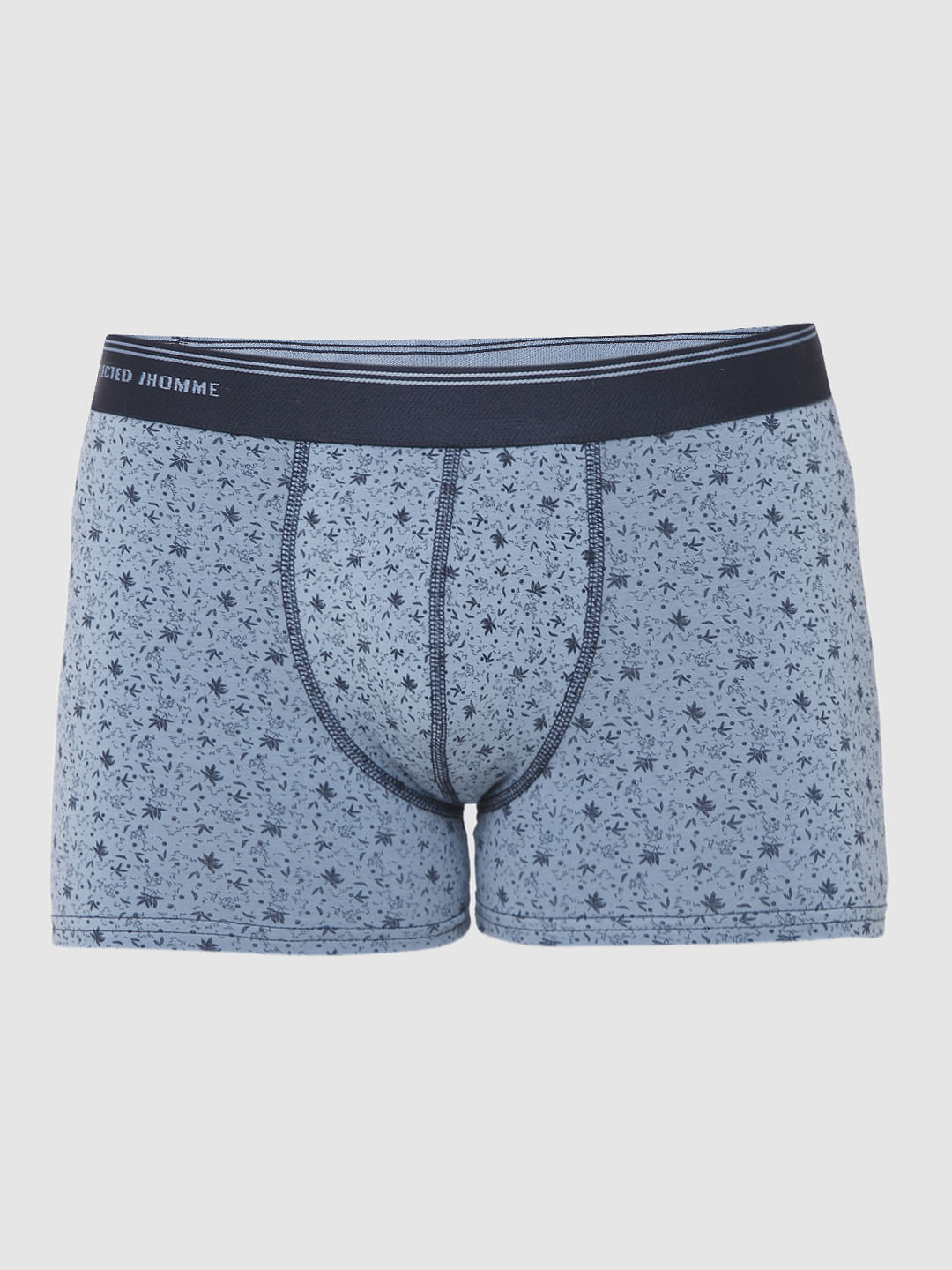 Light Blue All Over Print Trunks