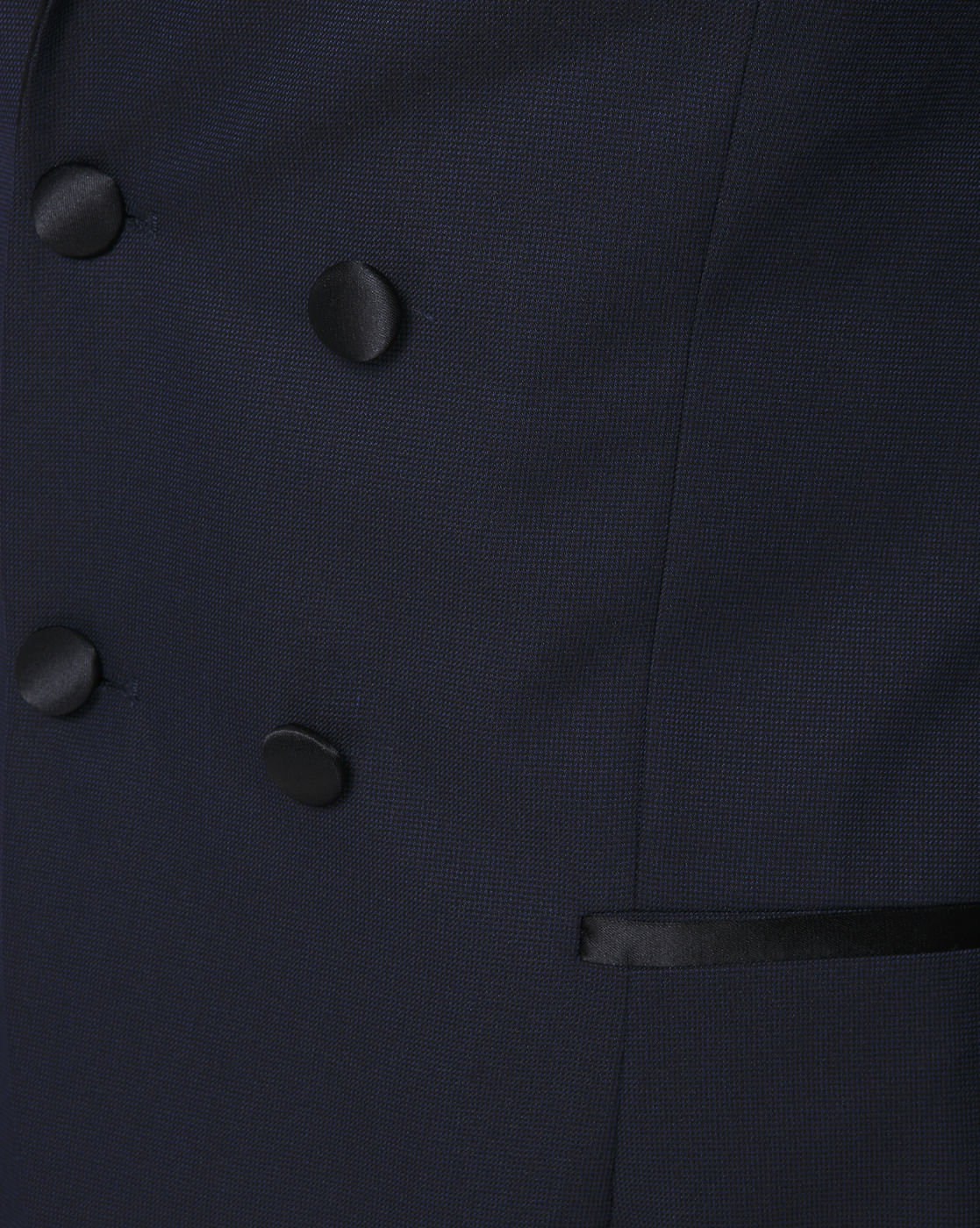 Navy Blue Slim Fit Formal Blazer