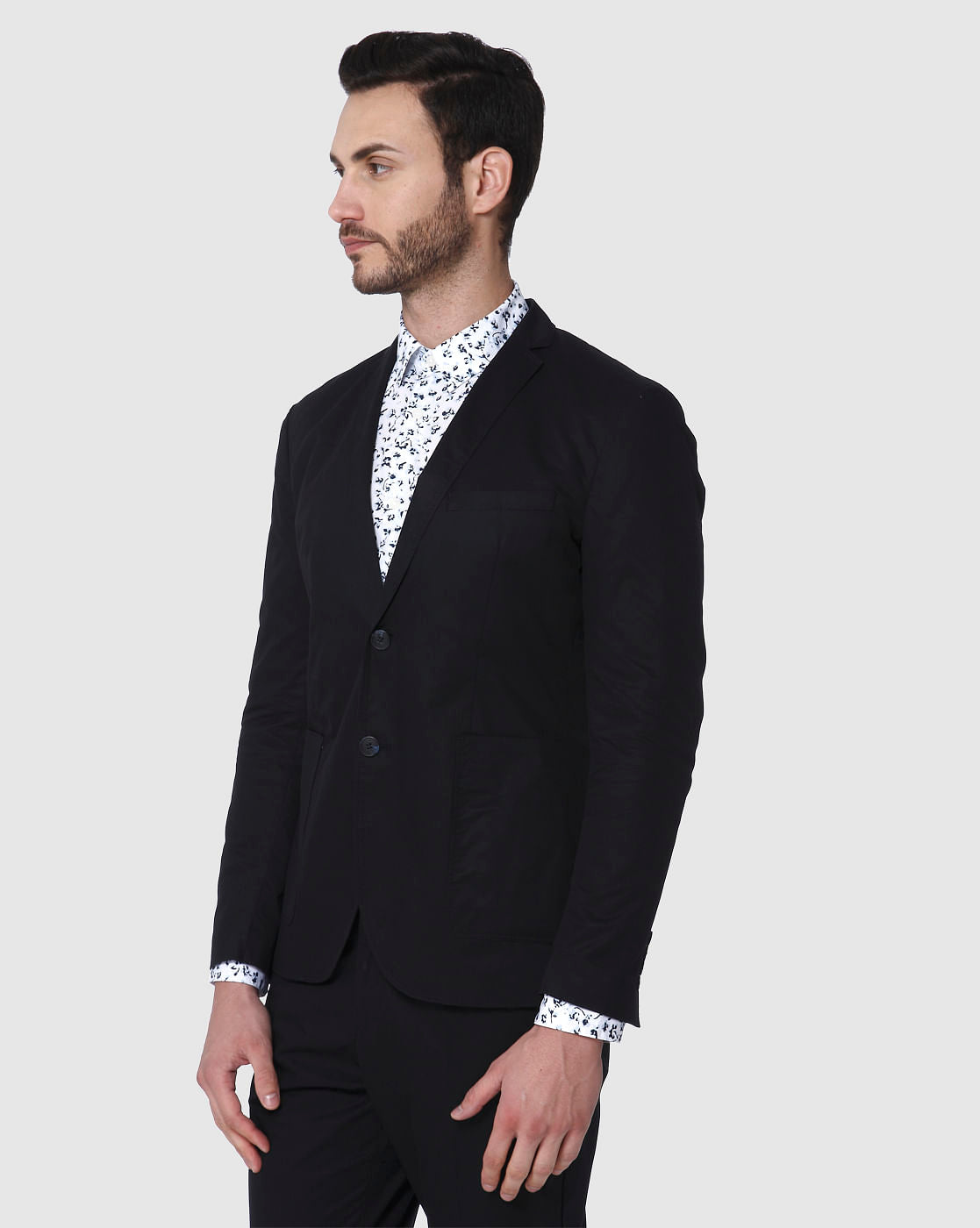 Black Slim Fit Blazer