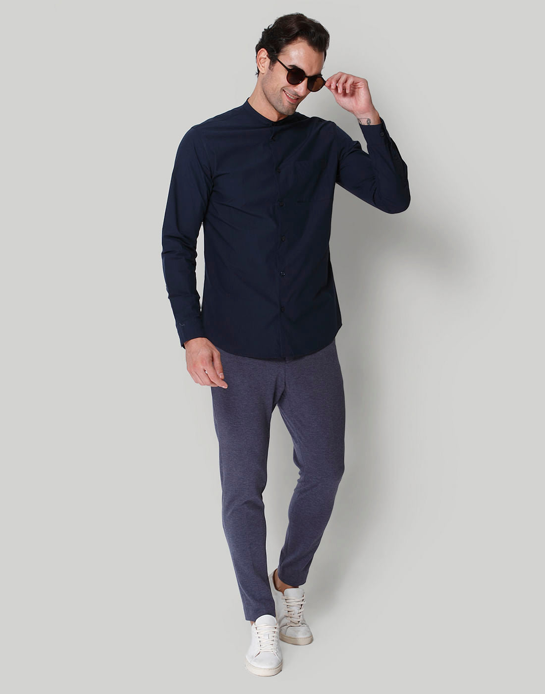 Blue Full Sleeves Shirt