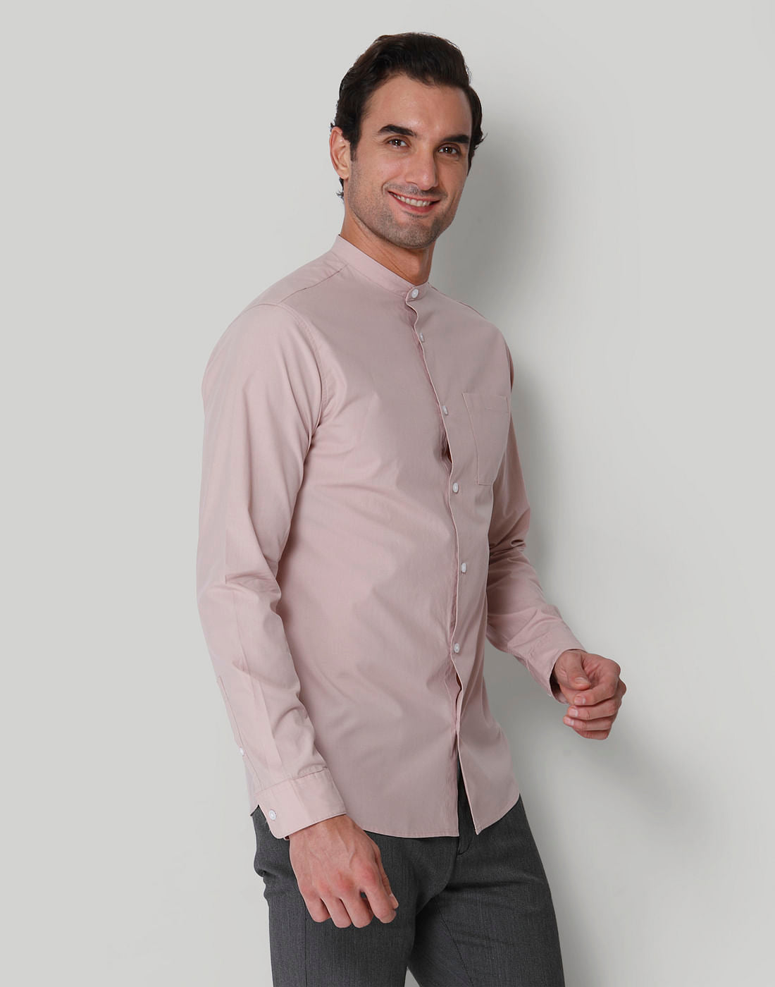 Pink Full Sleeves Shirt