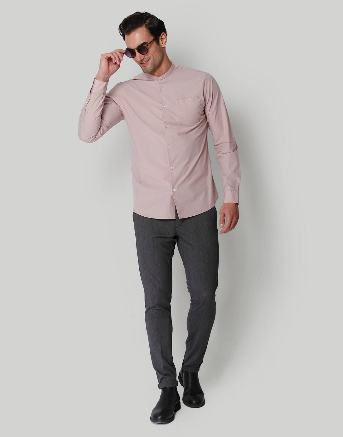 Pink Full Sleeves Shirt