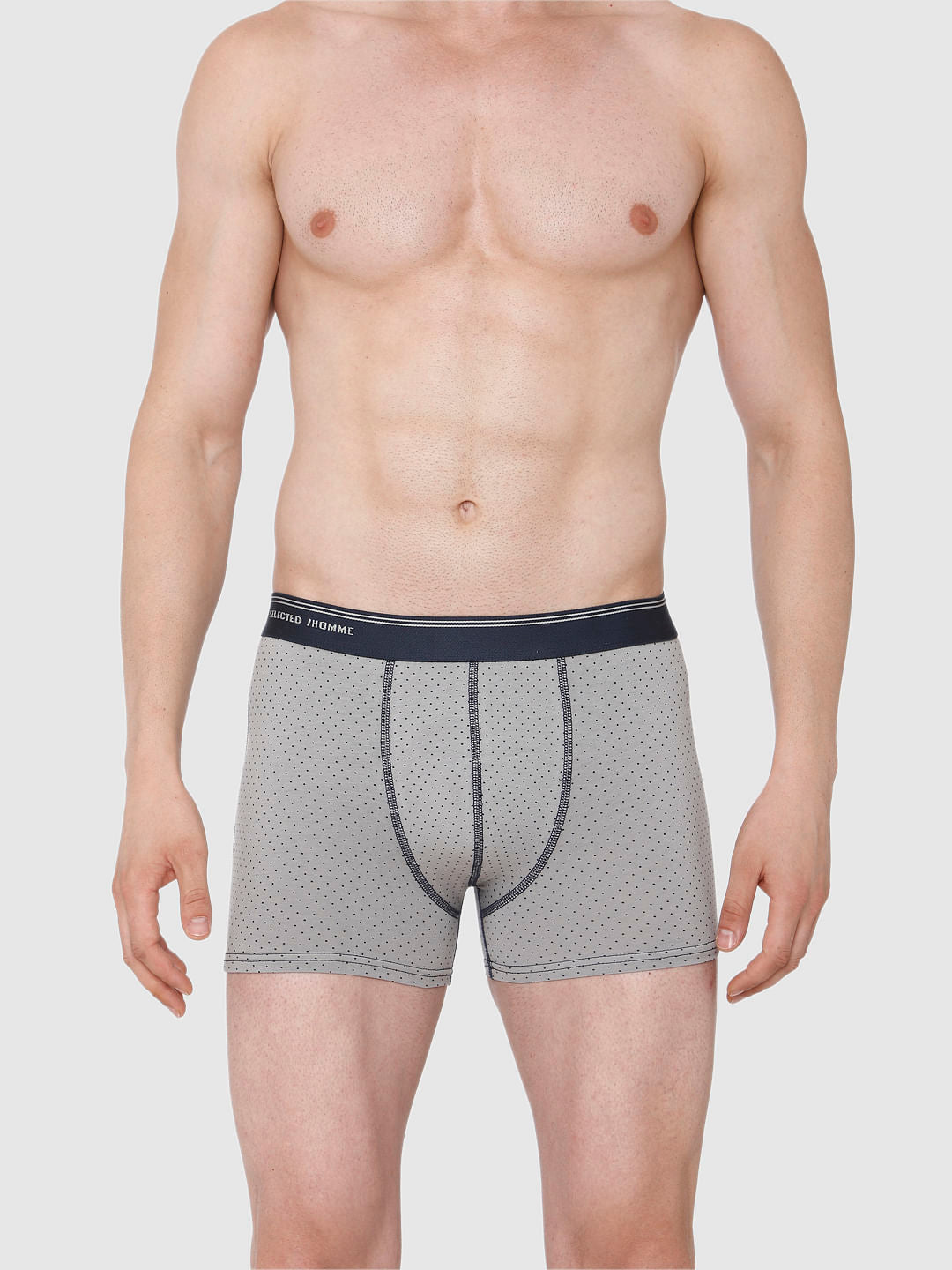 Grey All Over Print Trunks