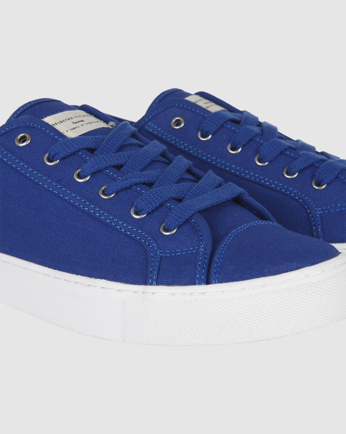 Blue Canvas Sneakers