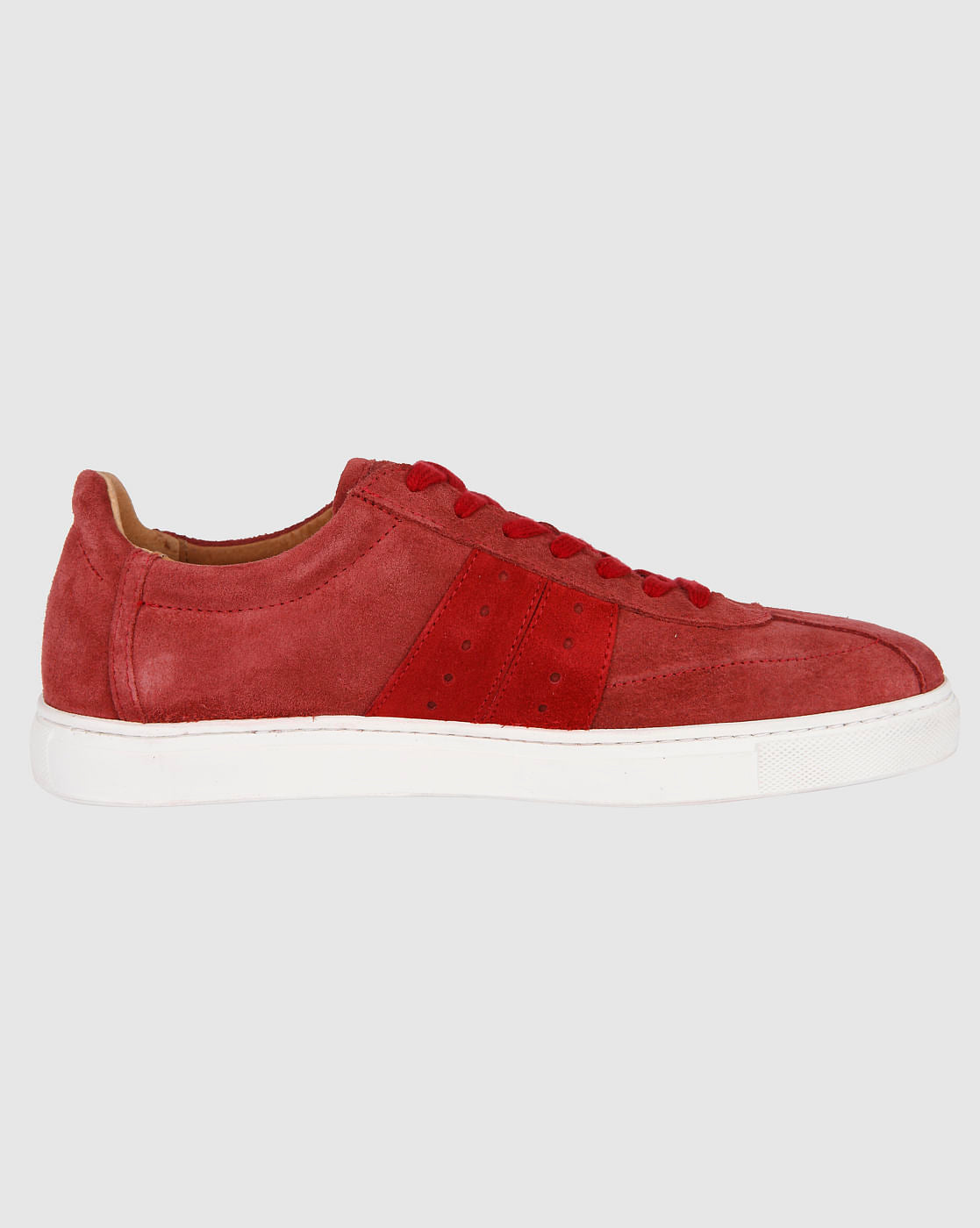 Red Suede Sneakers
