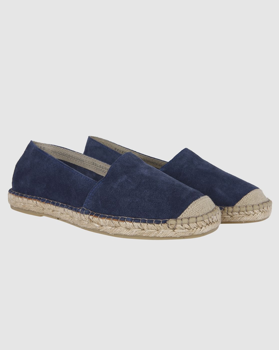 Blue Suede Espadrilles