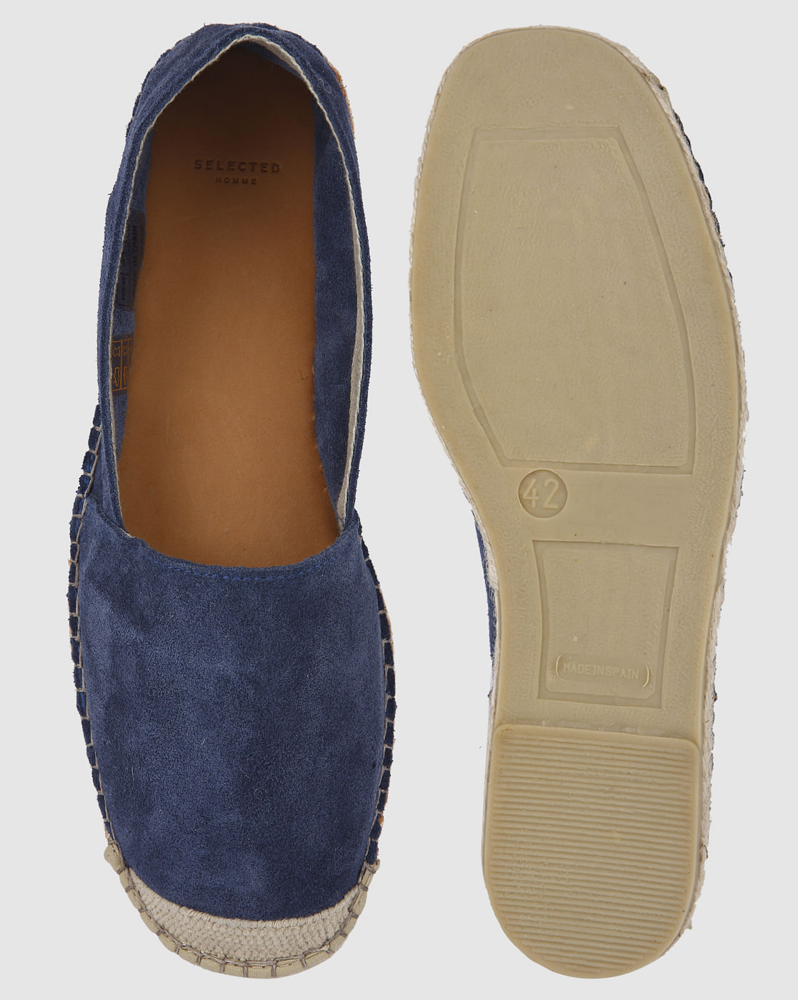 Blue Suede Espadrilles