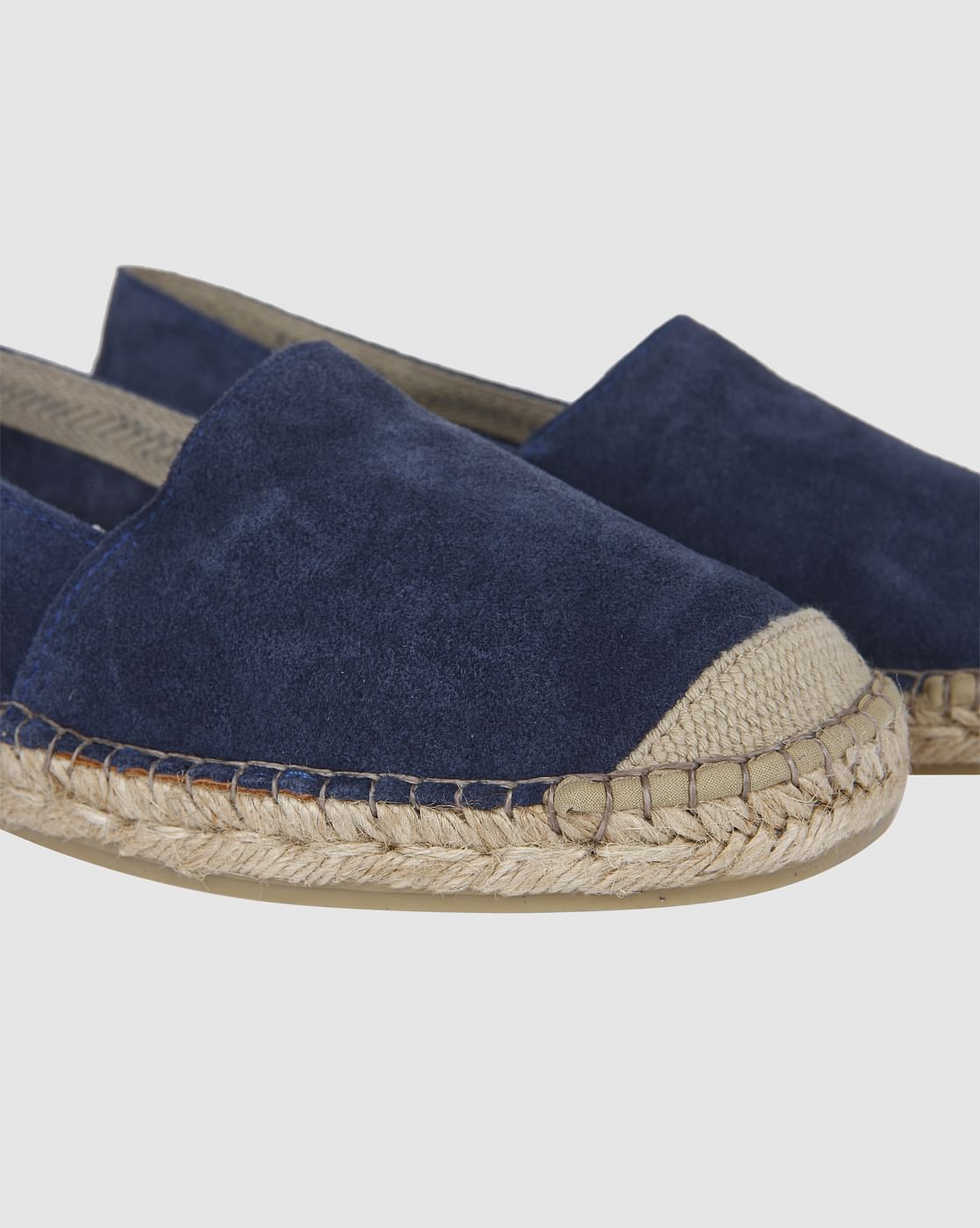 Blue Suede Espadrilles