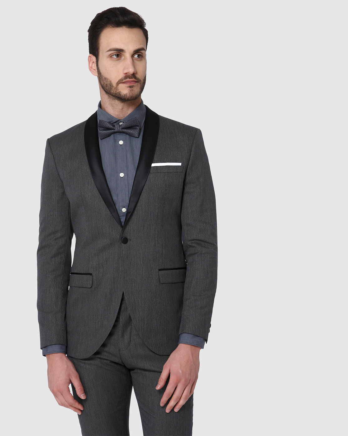 Black Single Button Blazer