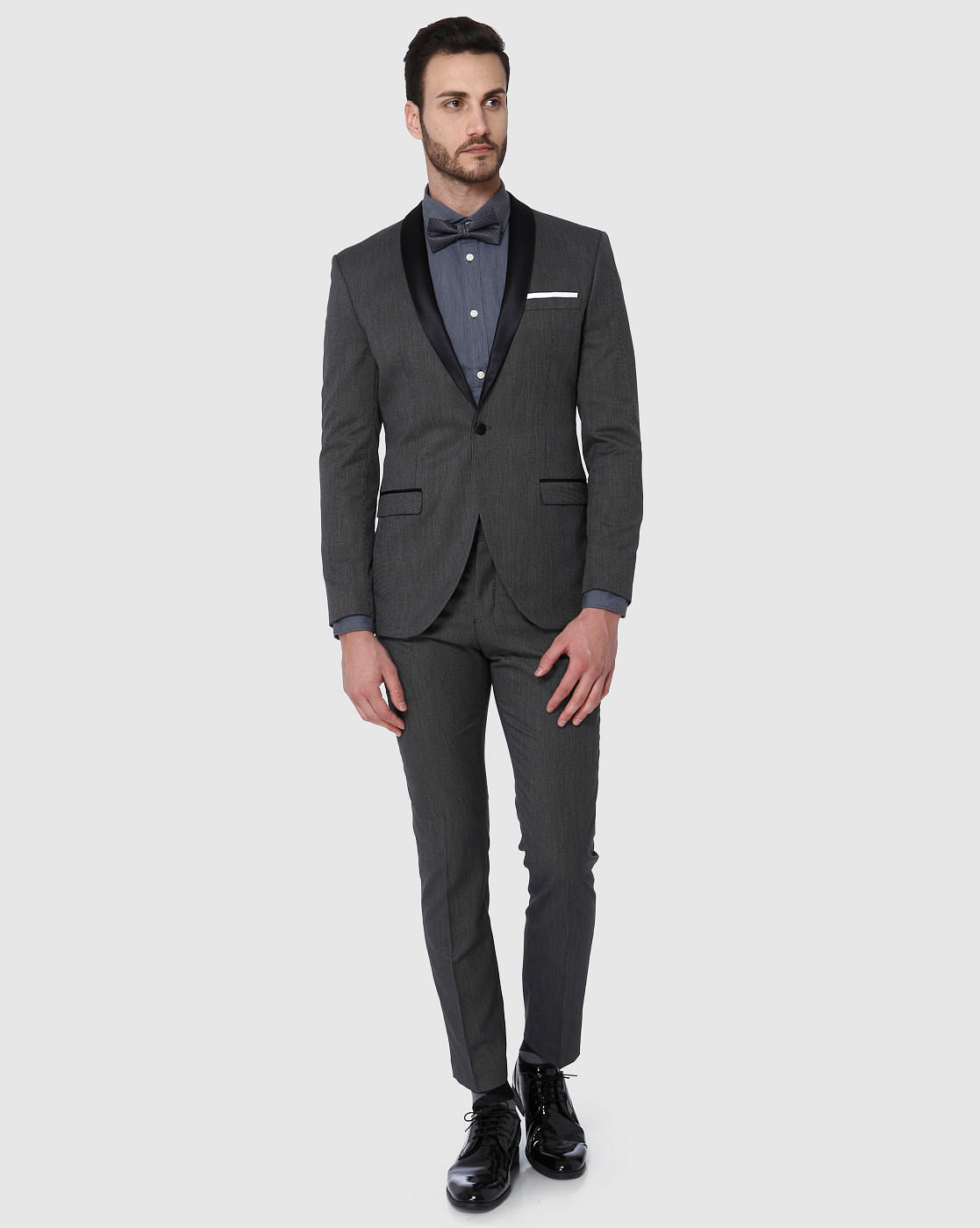 Black Single Button Blazer