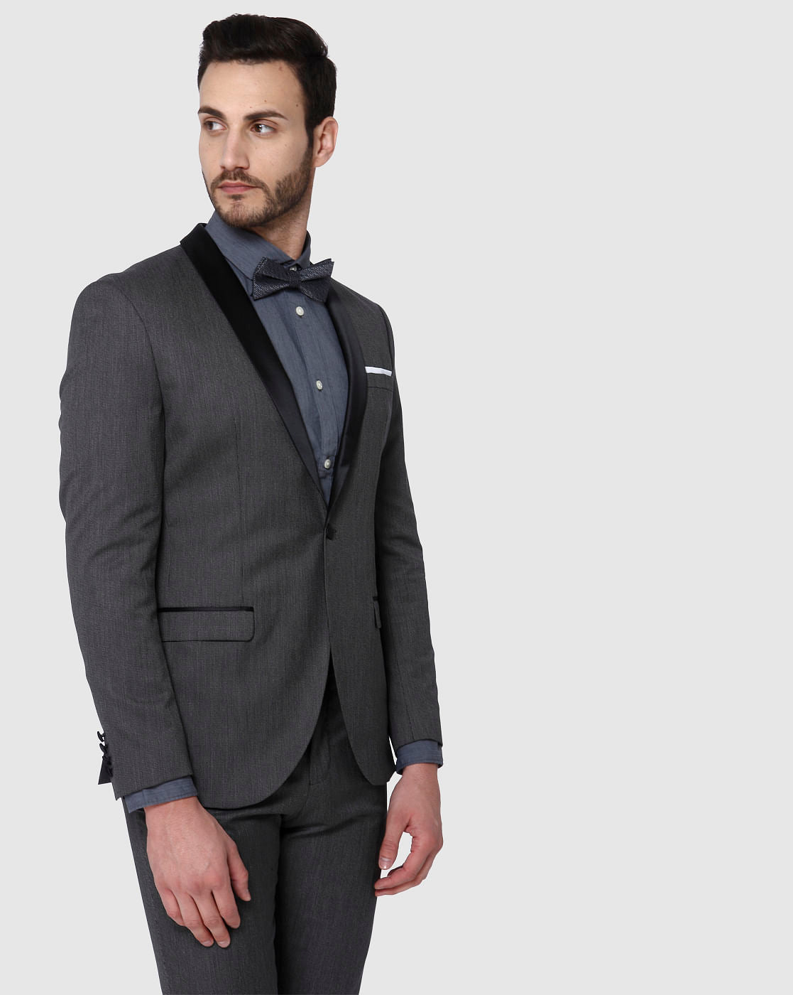 Black Single Button Blazer