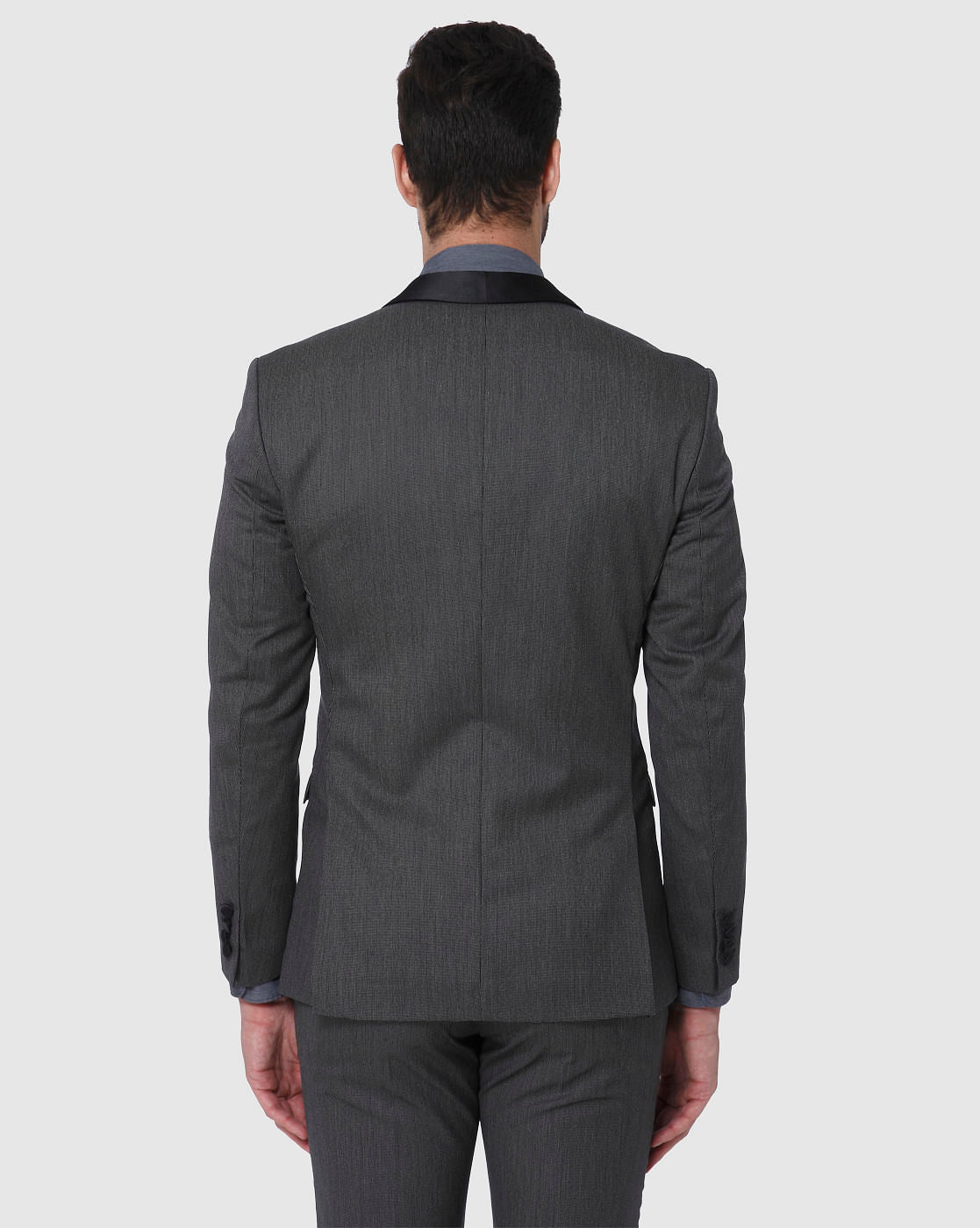 Black Single Button Blazer