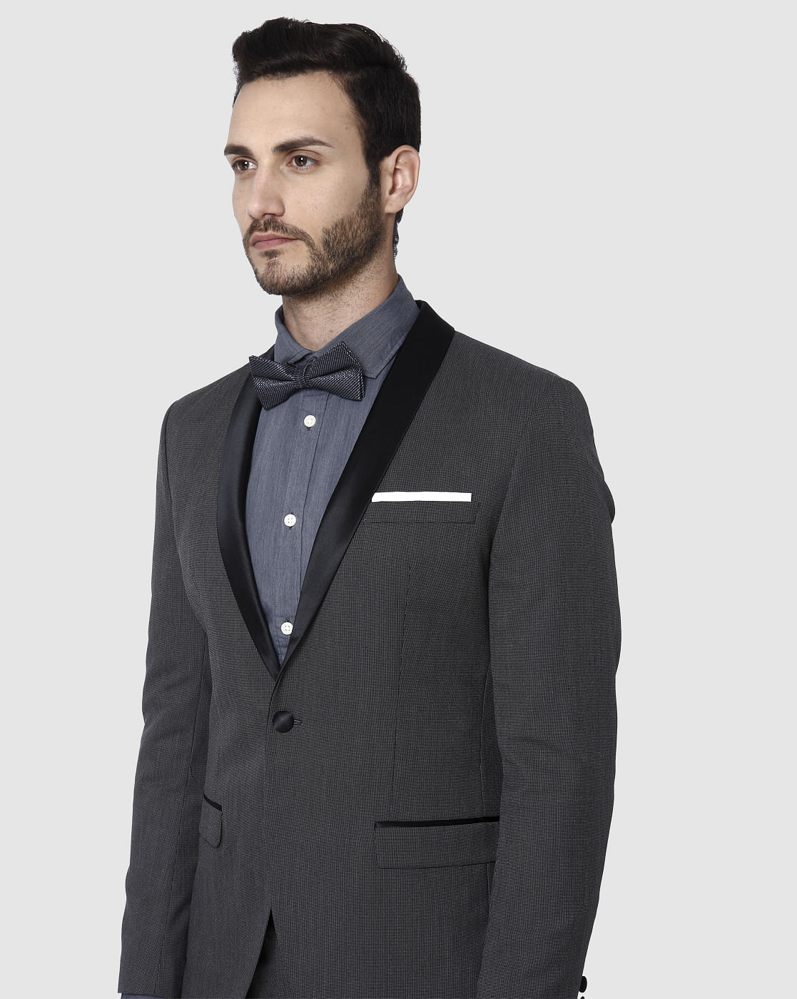 Black Single Button Blazer