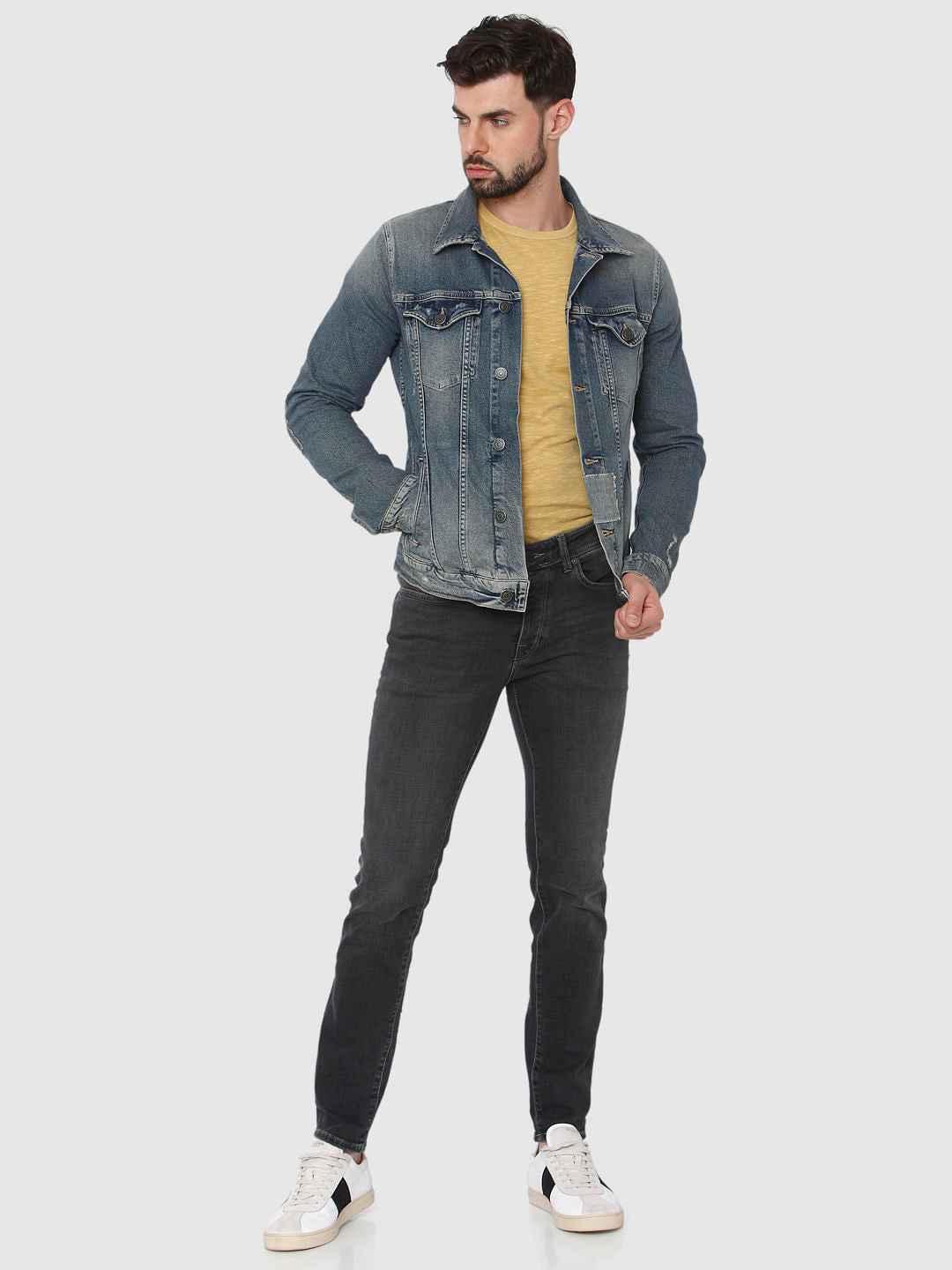 Blue Washed Denim Jacket