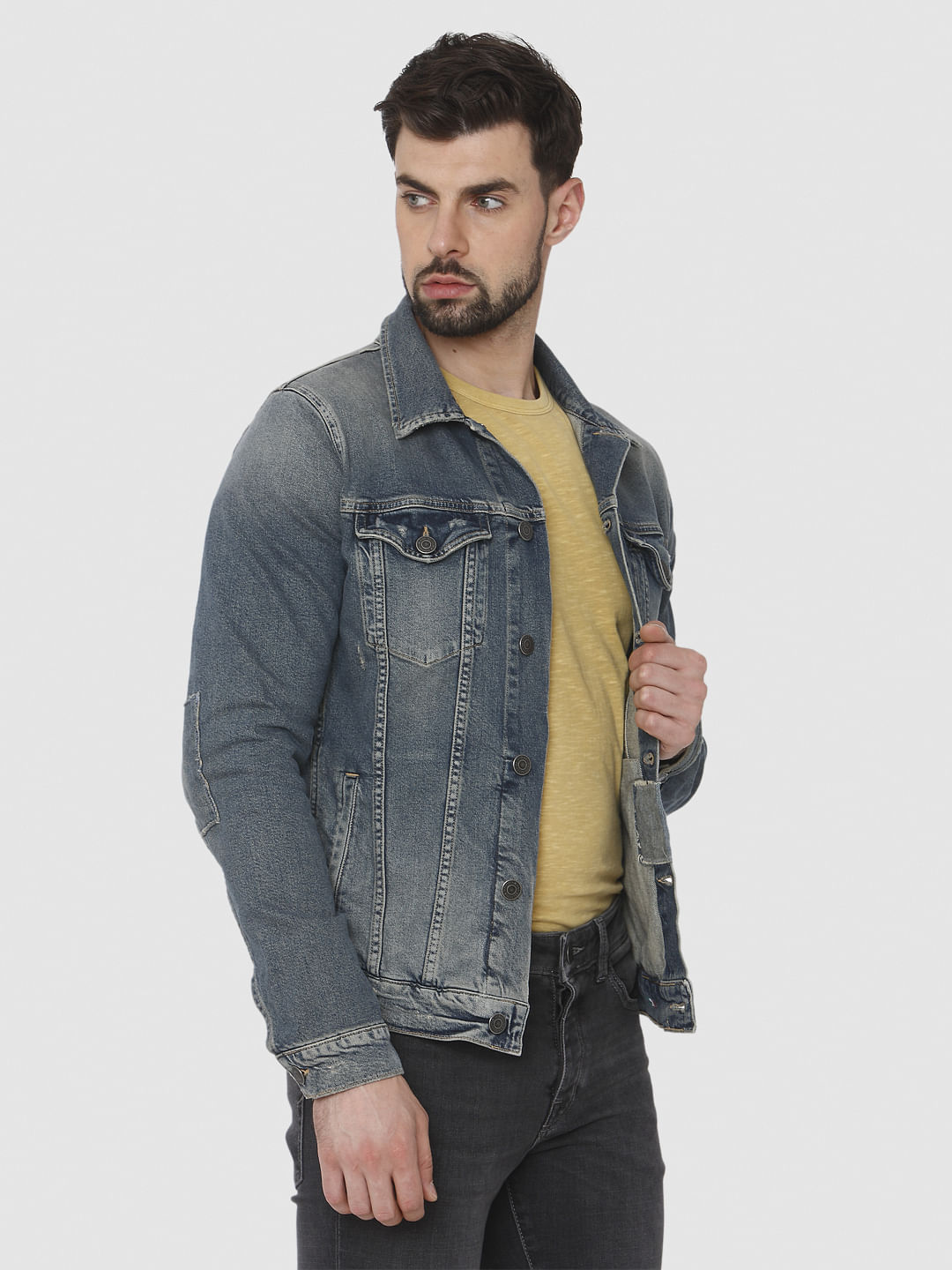 Blue Washed Denim Jacket