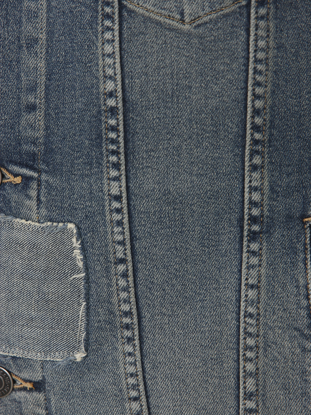 Blue Washed Denim Jacket