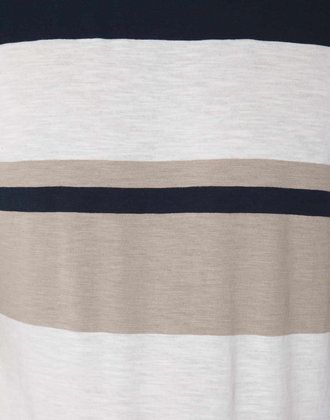 Blue Colourblocked Crew Neck T-Shirt