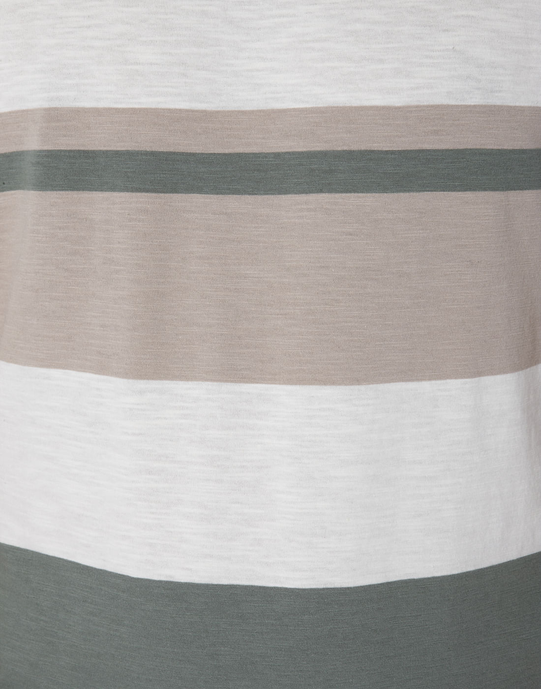 Green Colourblocked Crew Neck T-Shirt