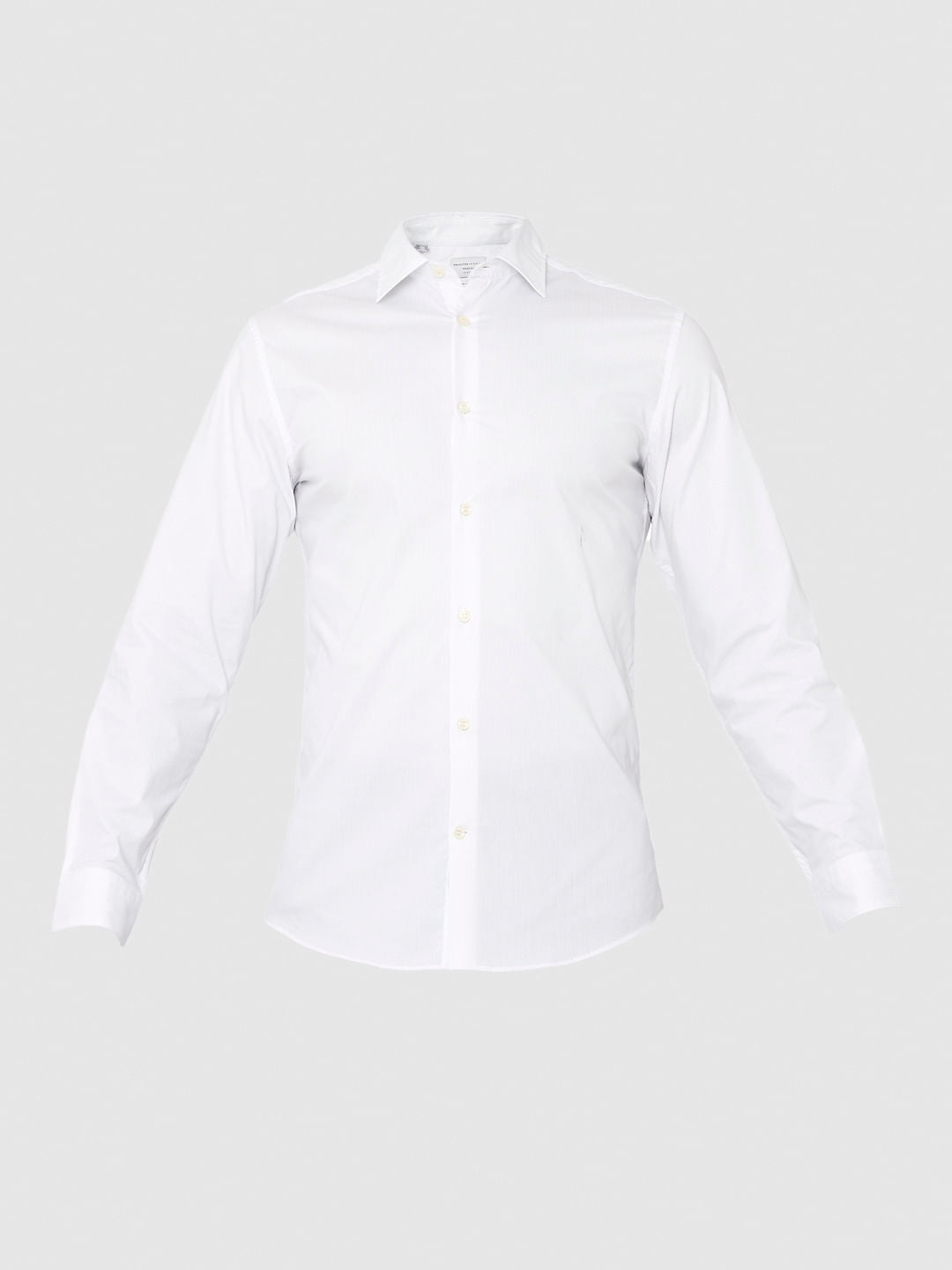 White Full Sleeves Shirt