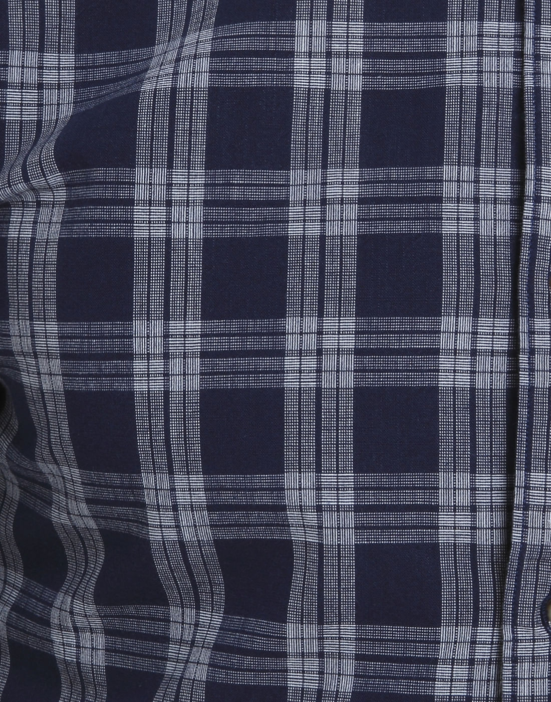 Blue Check Full Sleeves Shirt